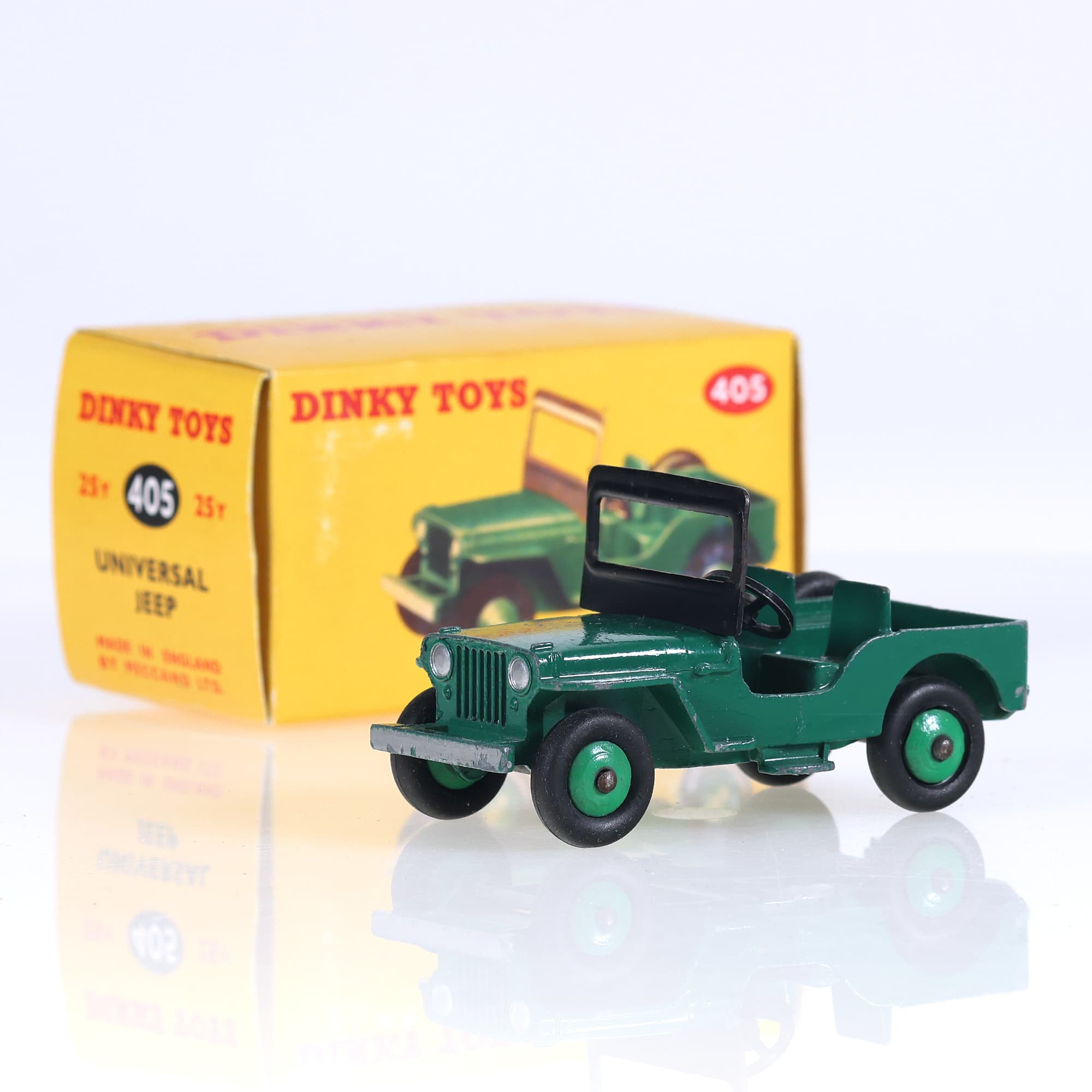 Dinky Toys 405 Jeep Universal 1/43 Vert avec boîte