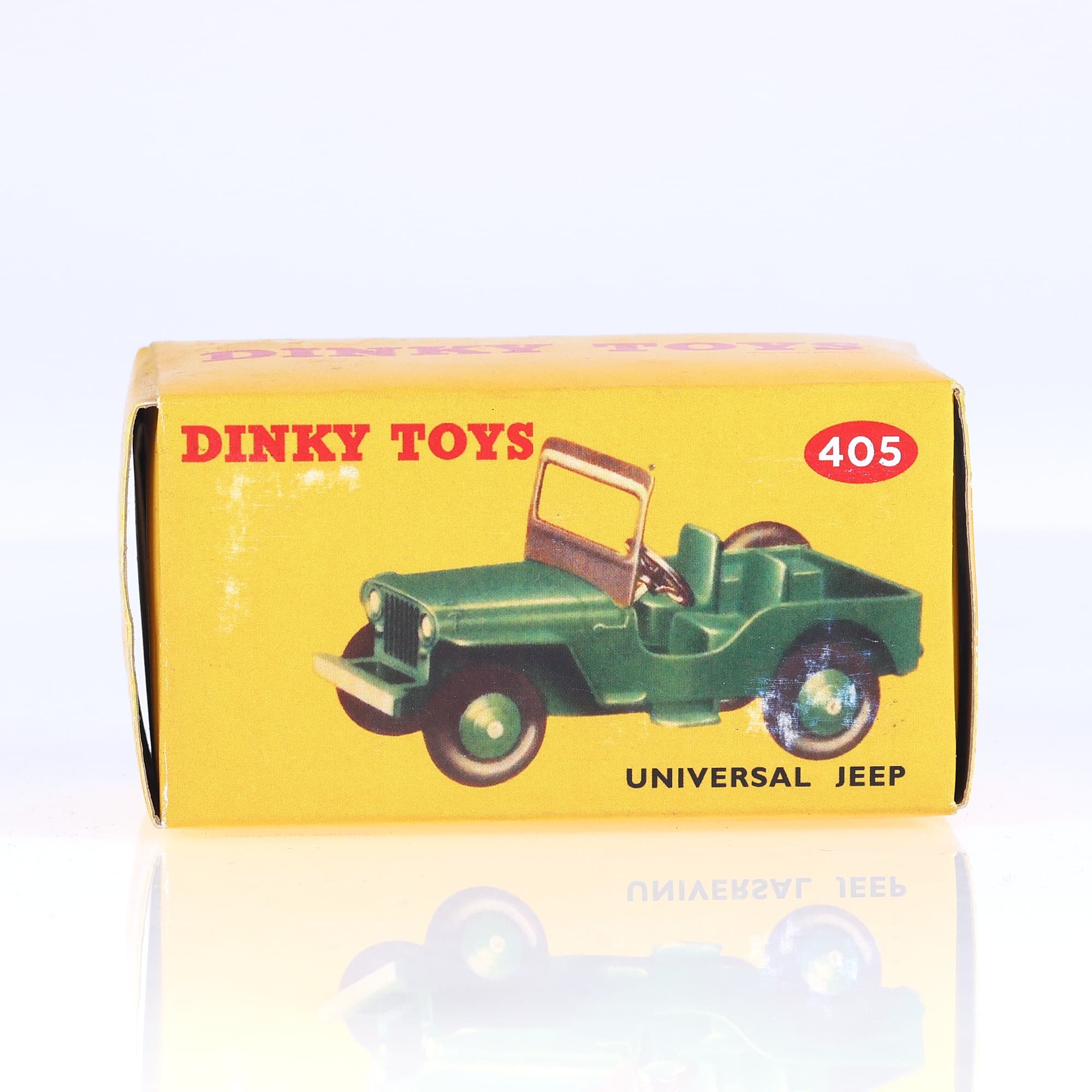 Dinky Toys 405 Jeep Universal 1/43 Vert avec boîte — miniature 11