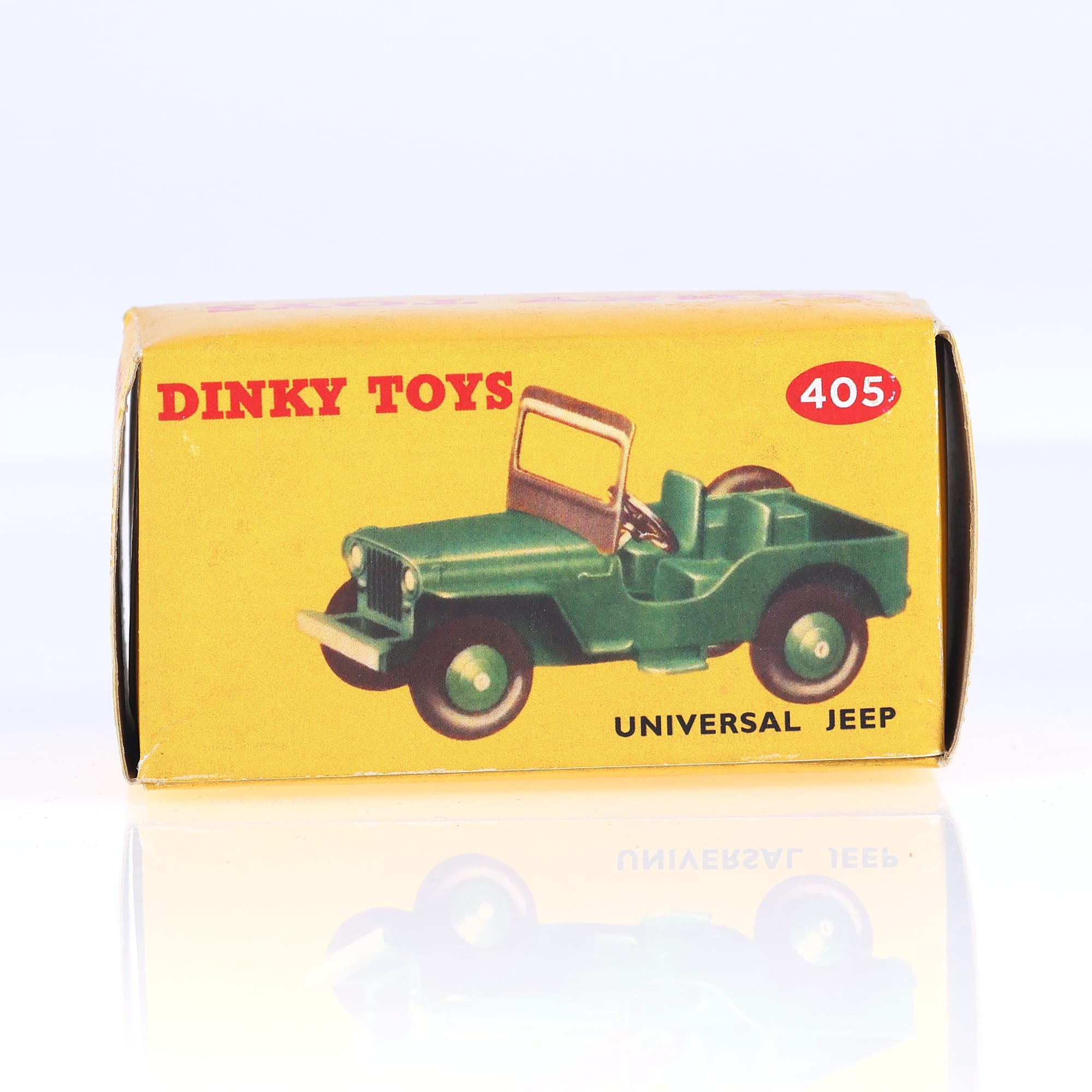 Dinky Toys 405 Jeep Universal 1/43 Vert avec boîte — miniature 13