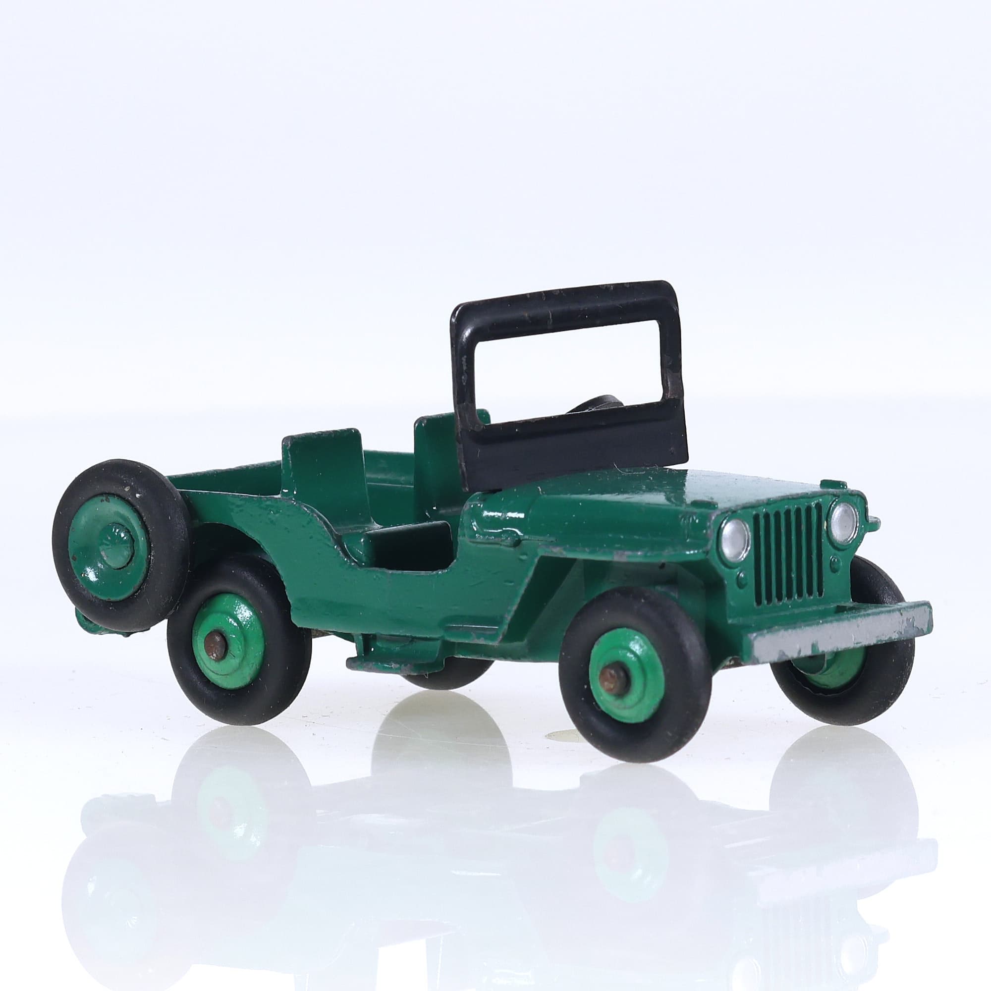 Dinky Toys 405 Jeep Universal 1/43 Vert avec boîte — miniature 7