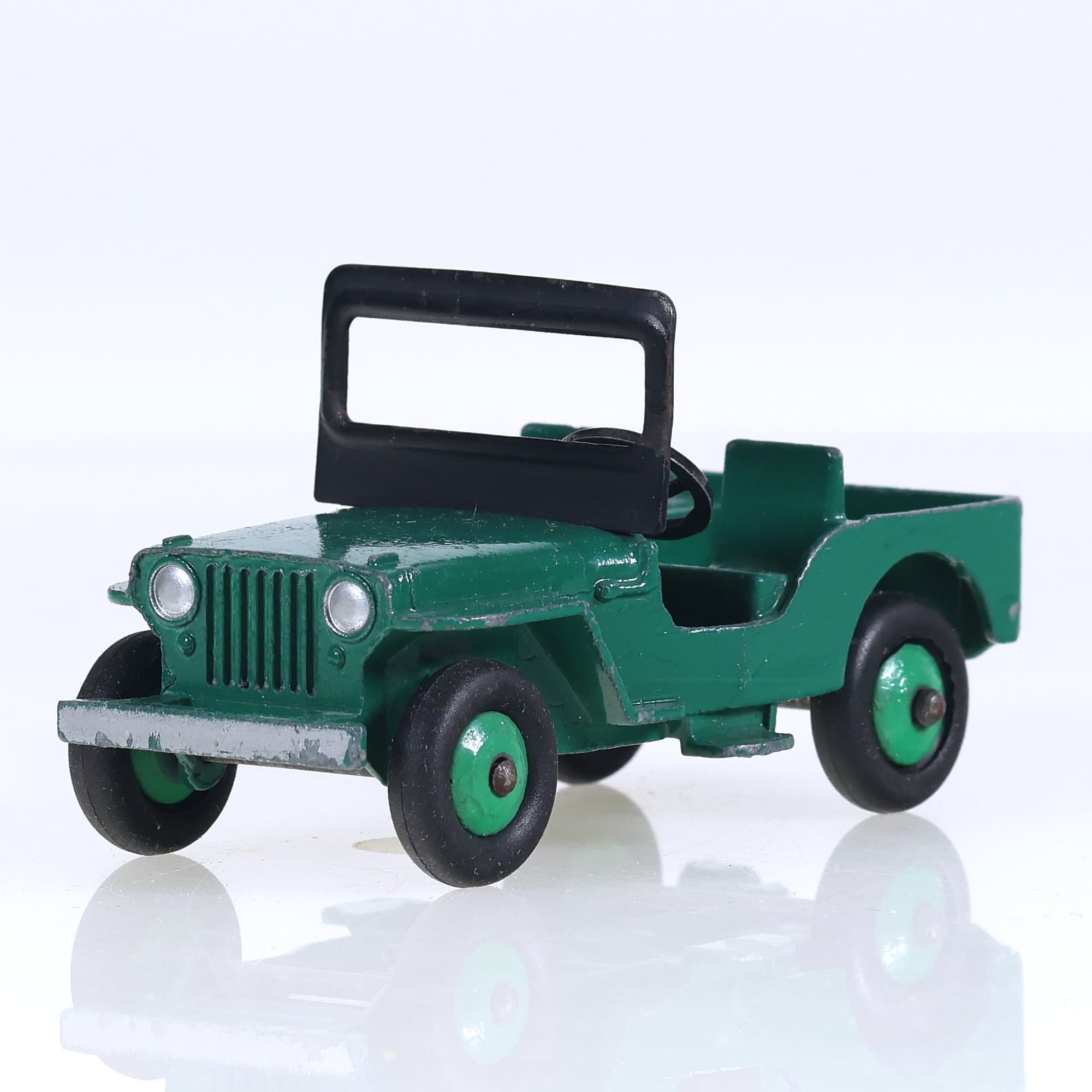 Dinky Toys 405 Jeep Universal 1/43 Vert avec boîte — miniature 9