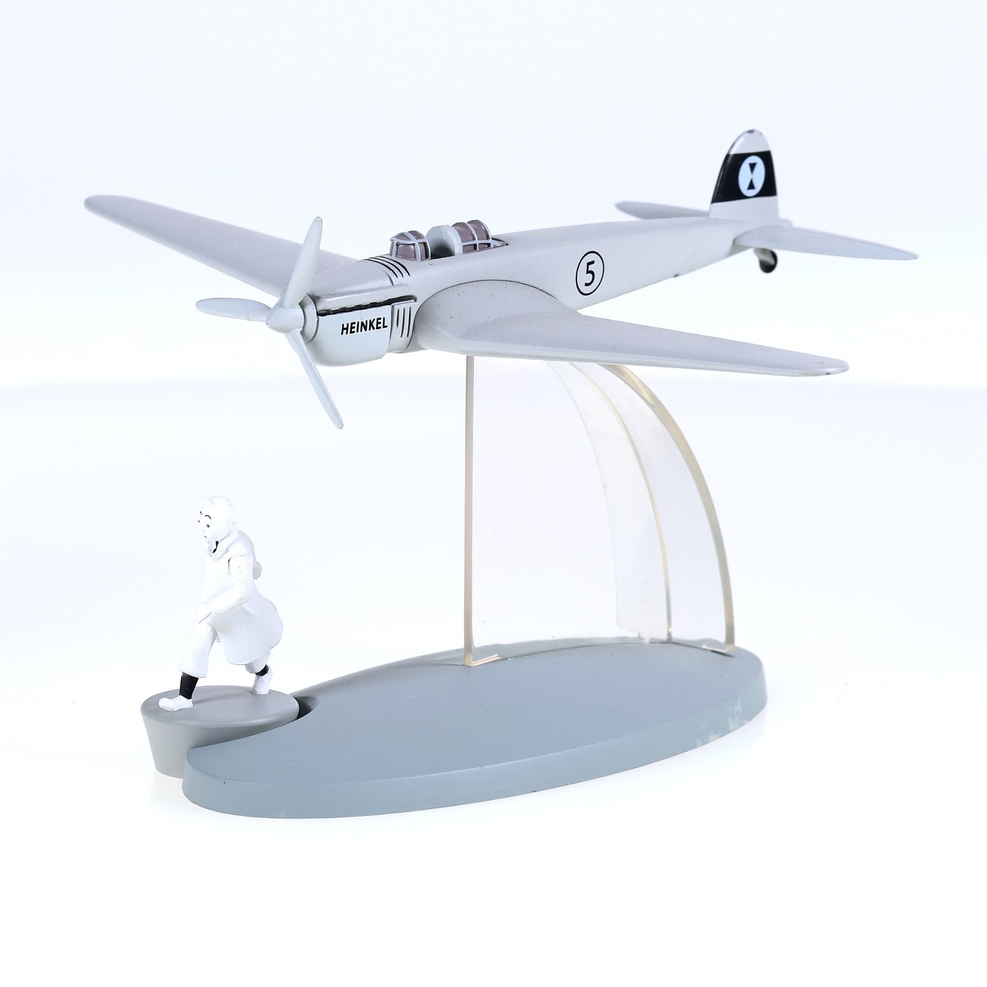 Hachette En Avion Tinitin - L'avion de chasse bordure - Le Sceptre d'Ottokar 