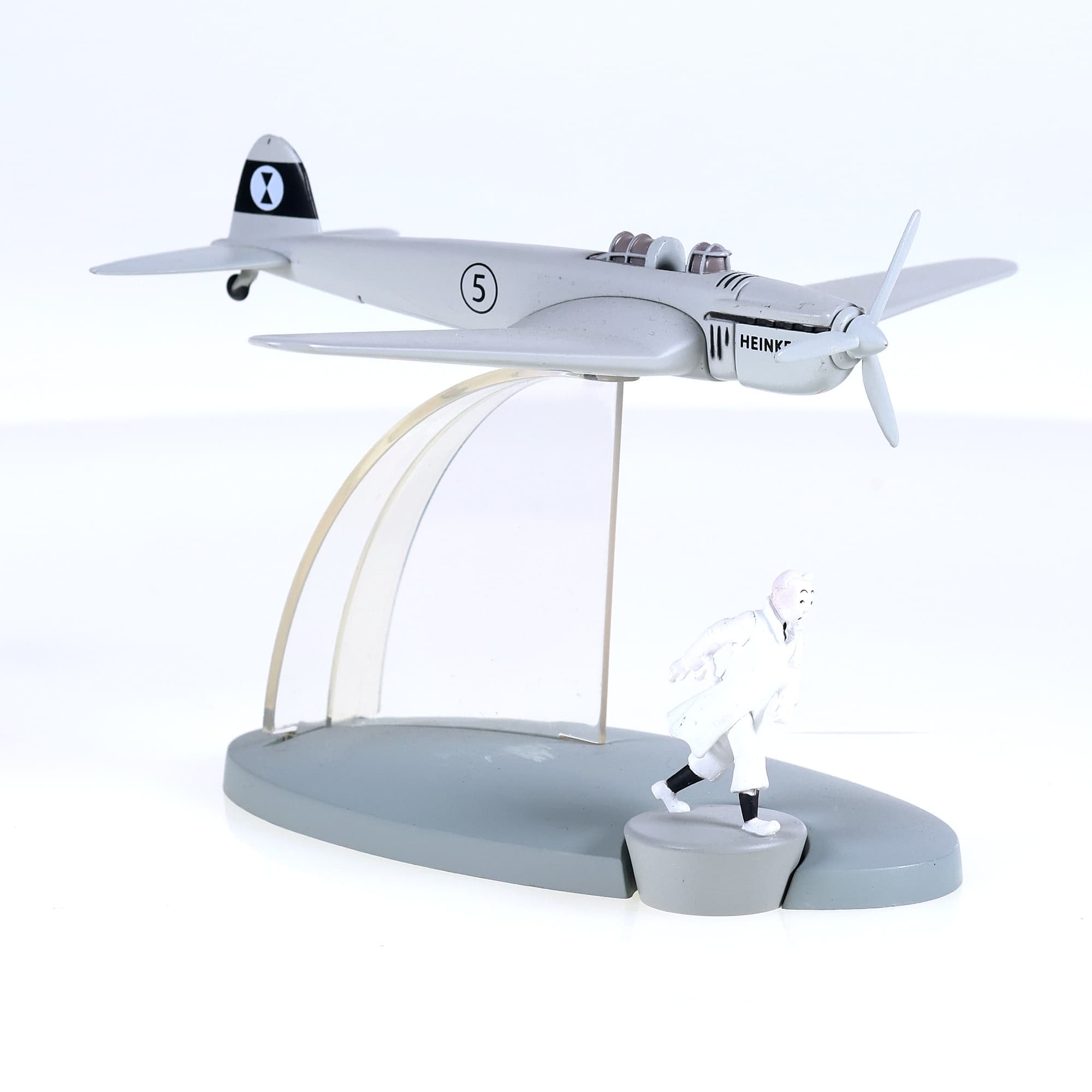 Hachette En Avion Tinitin - L'avion de chasse bordure - Le Sceptre d'Ottokar  — miniature 4