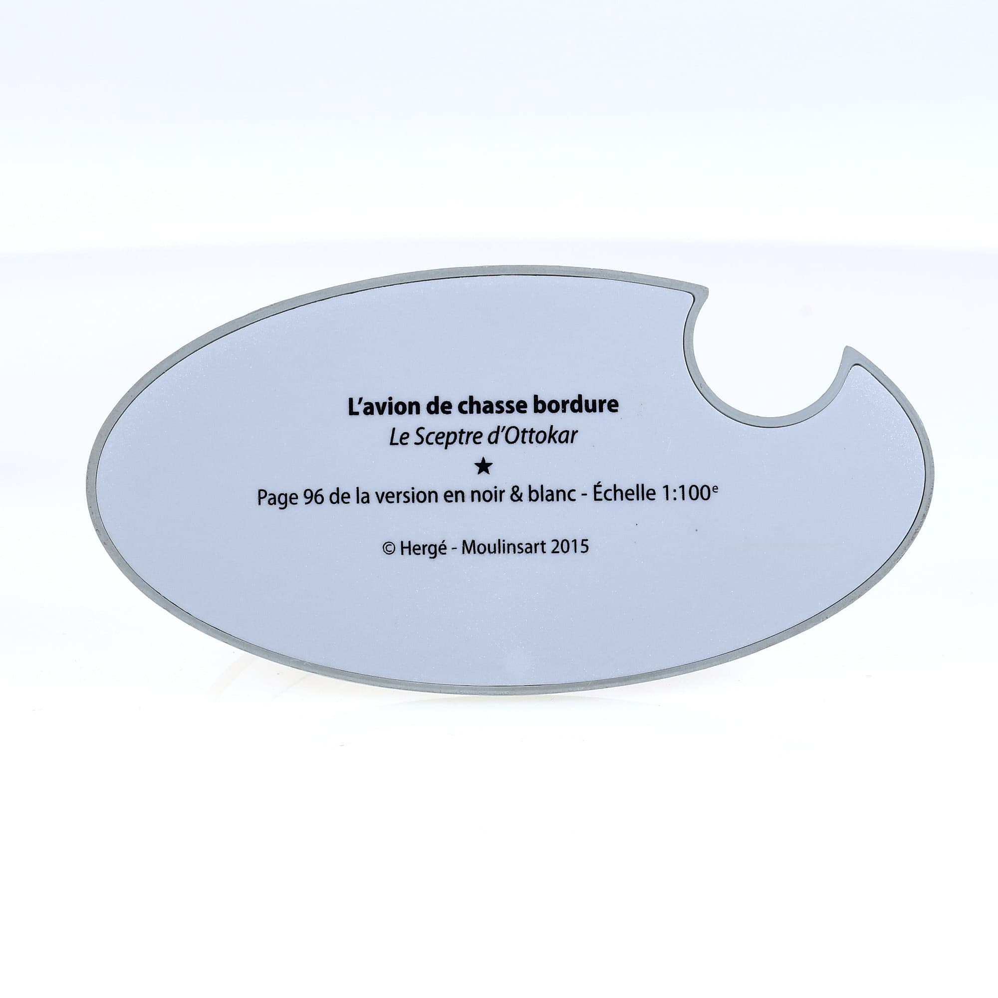 Hachette En Avion Tinitin - L'avion de chasse bordure - Le Sceptre d'Ottokar  — miniature 5