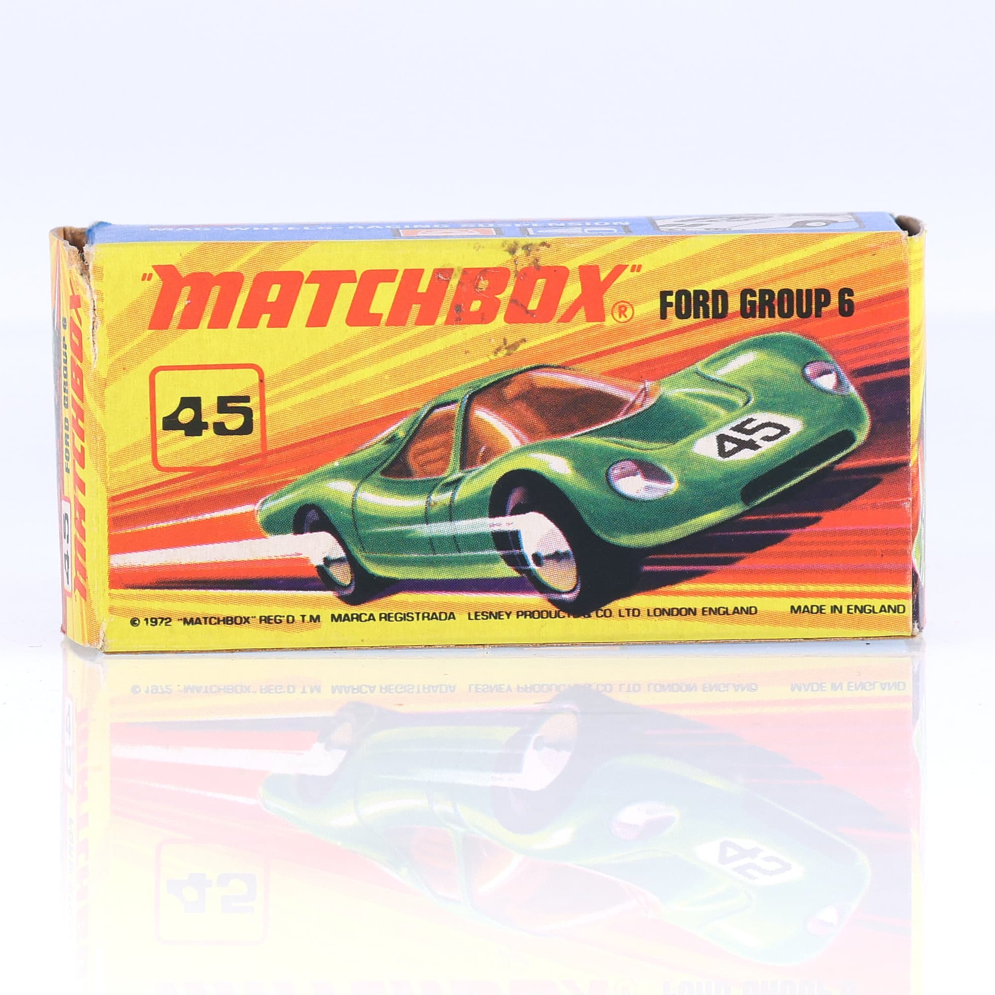 Matchbox 45 Ford Group 6 #45 1969 1/64 Rouge — miniature 11