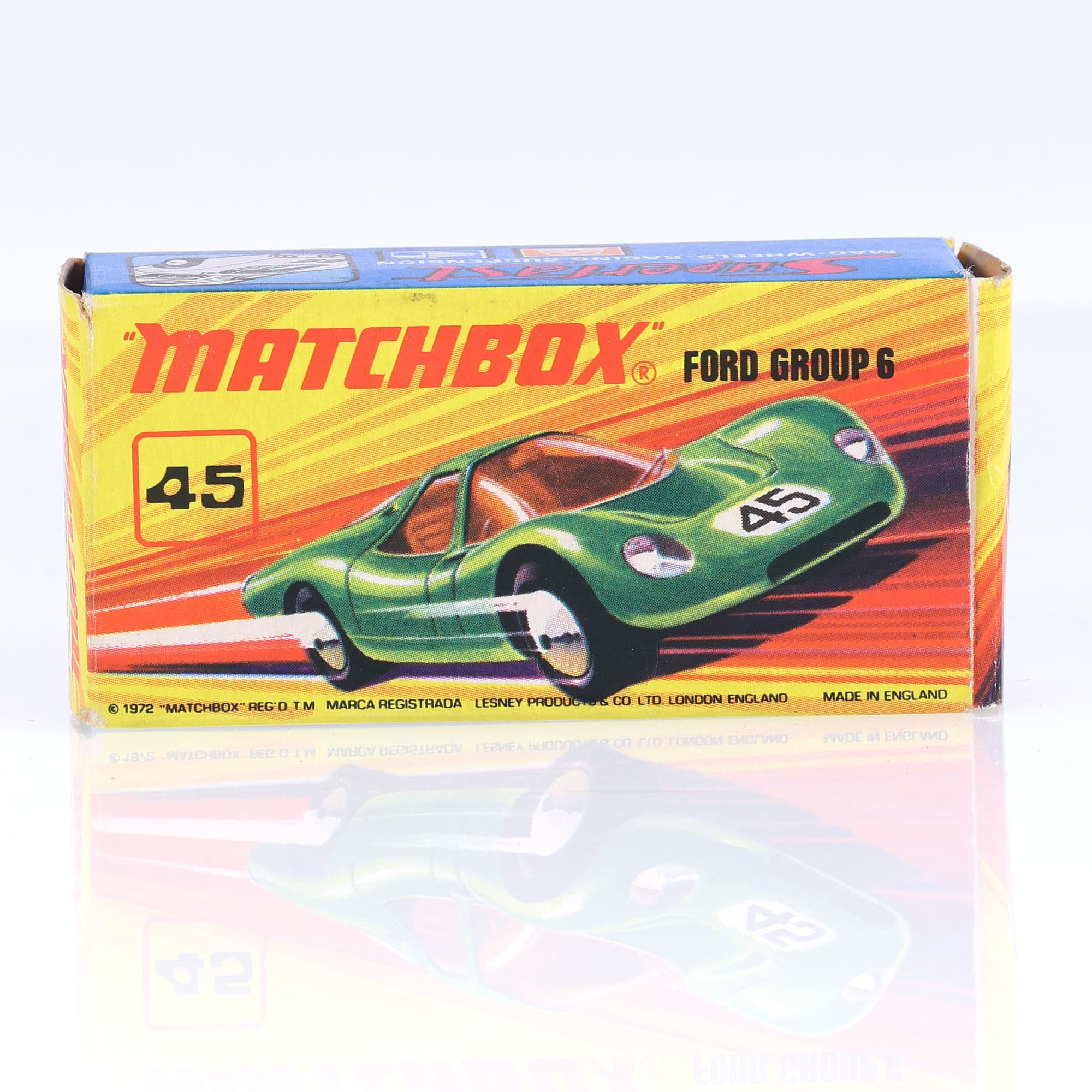 Matchbox 45 Ford Group 6 #45 1969 1/64 Rouge — miniature 13