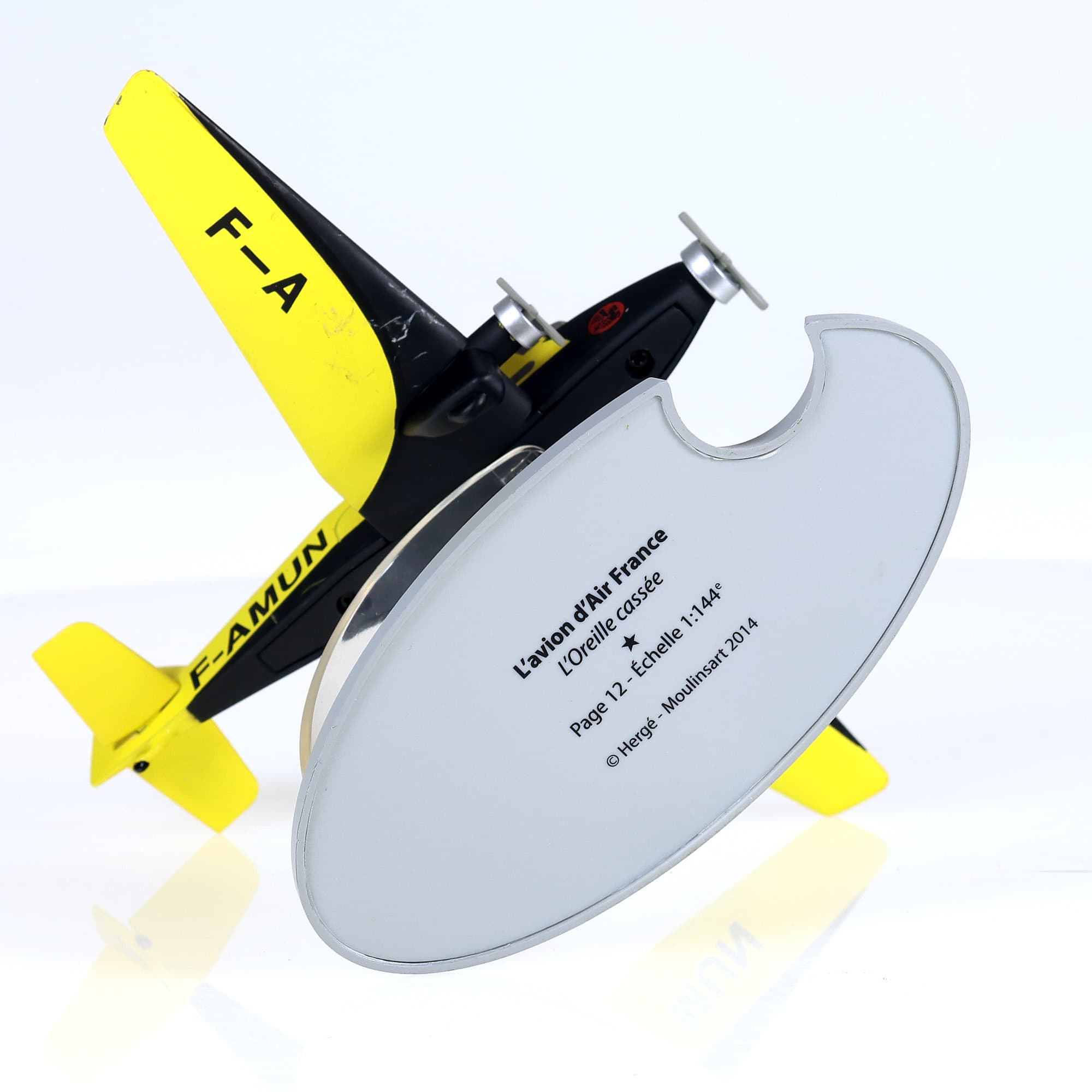 Hachette En Avion Tintin - L'avion d'Air France - L'Oreille cassée 1/144  — miniature 5