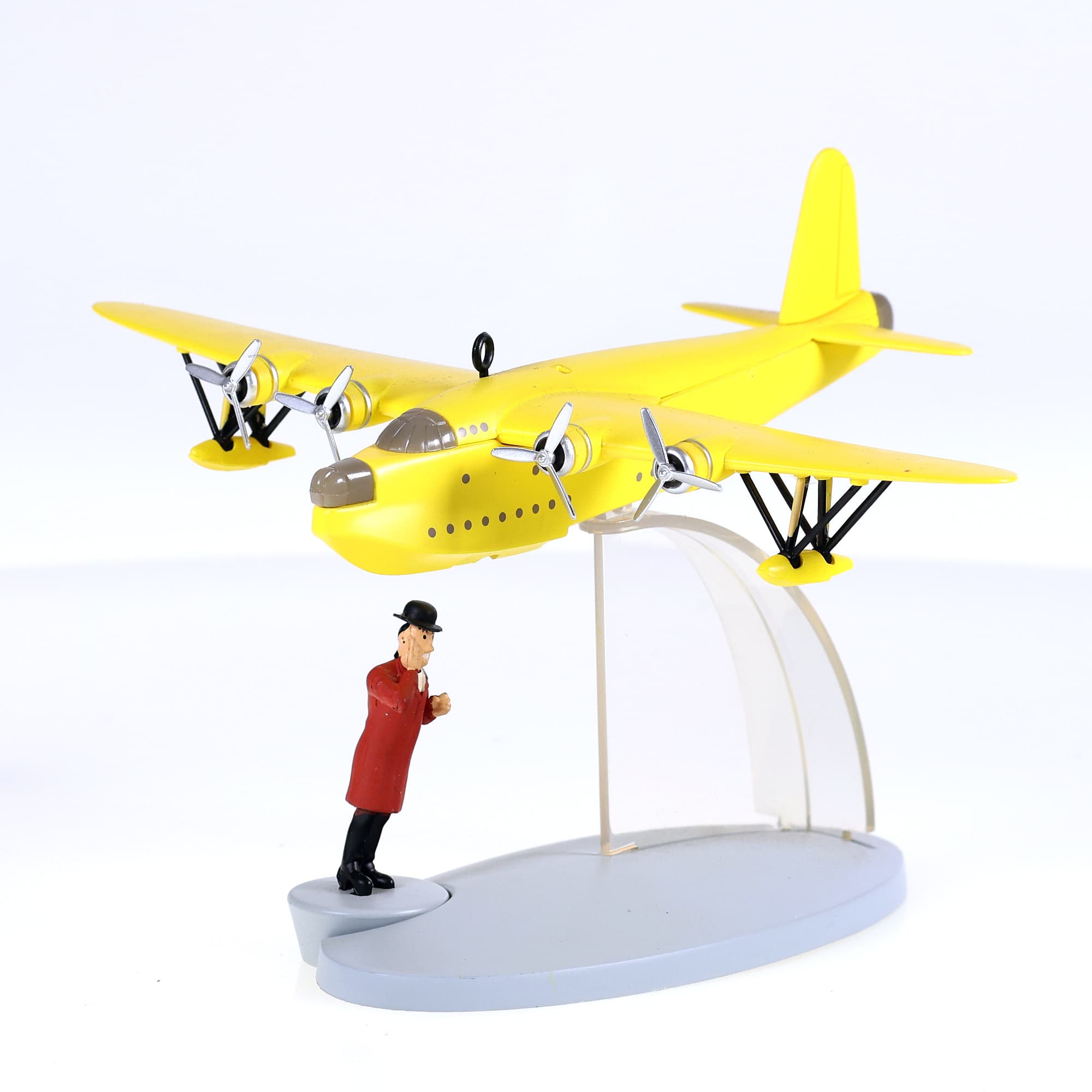 Hachette En Avion Tintin - L'hydravion jaune - Les 7 Boules de cristal 1/250