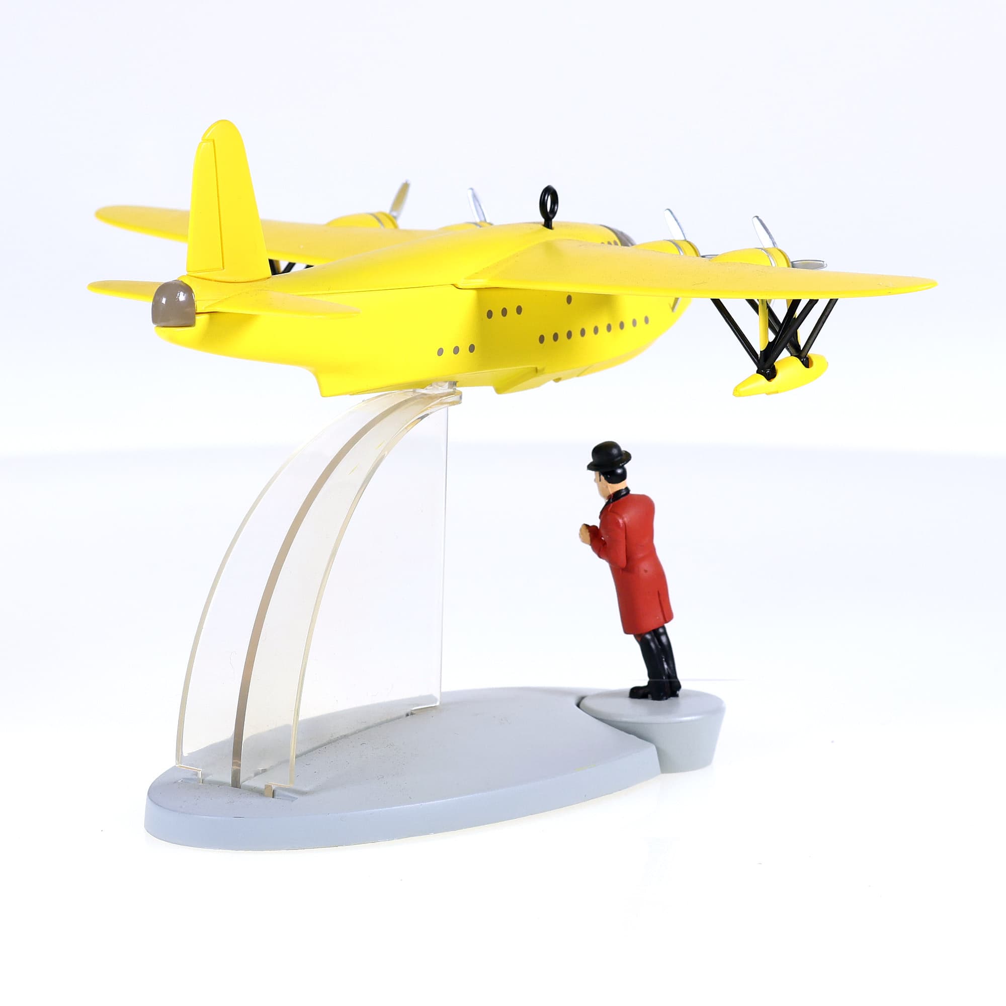 Hachette En Avion Tintin - L'hydravion jaune - Les 7 Boules de cristal 1/250 — miniature 3