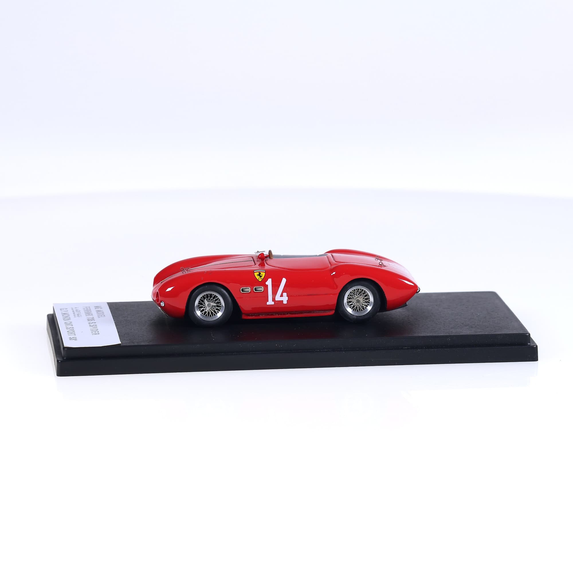 MG Model 70 Ferrari 735 S spider  Ascari #14 1953 Rouge avec boîte — miniature 2