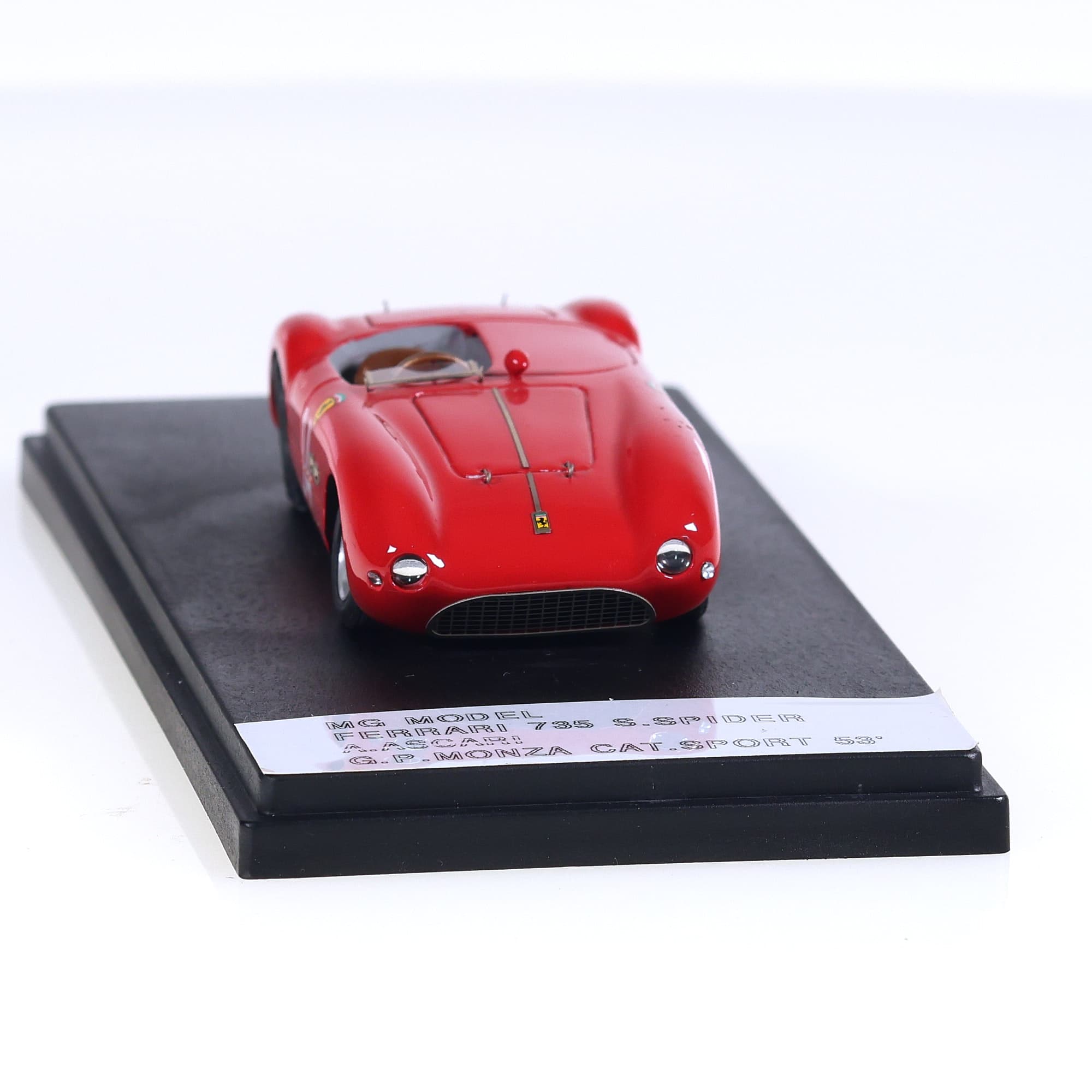 MG Model 70 Ferrari 735 S spider  Ascari #14 1953 Rouge avec boîte — miniature 8
