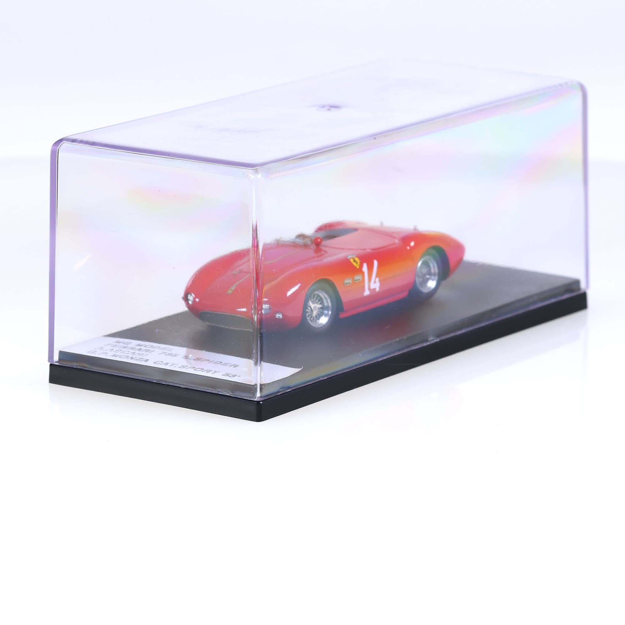 MG Model 70 Ferrari 735 S spider  Ascari #14 1953 Rouge avec boîte — miniature 10