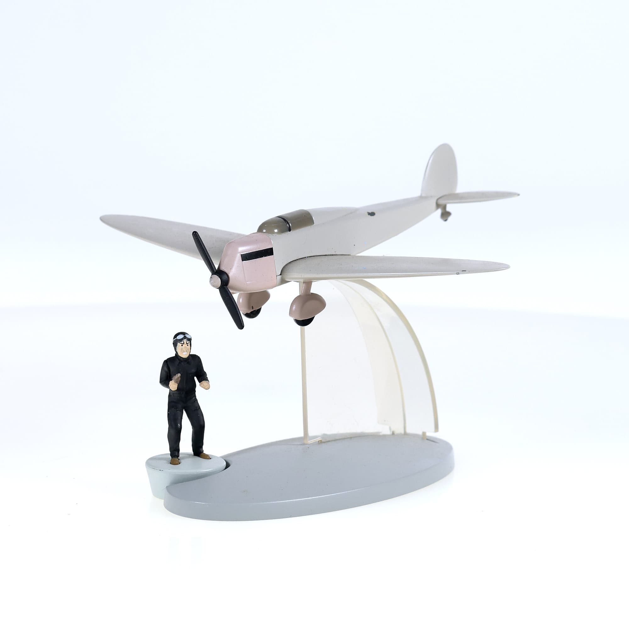 Hachette En Avion Tintin - L'avion beige des faux-monnayeurs - L'Ile Noire