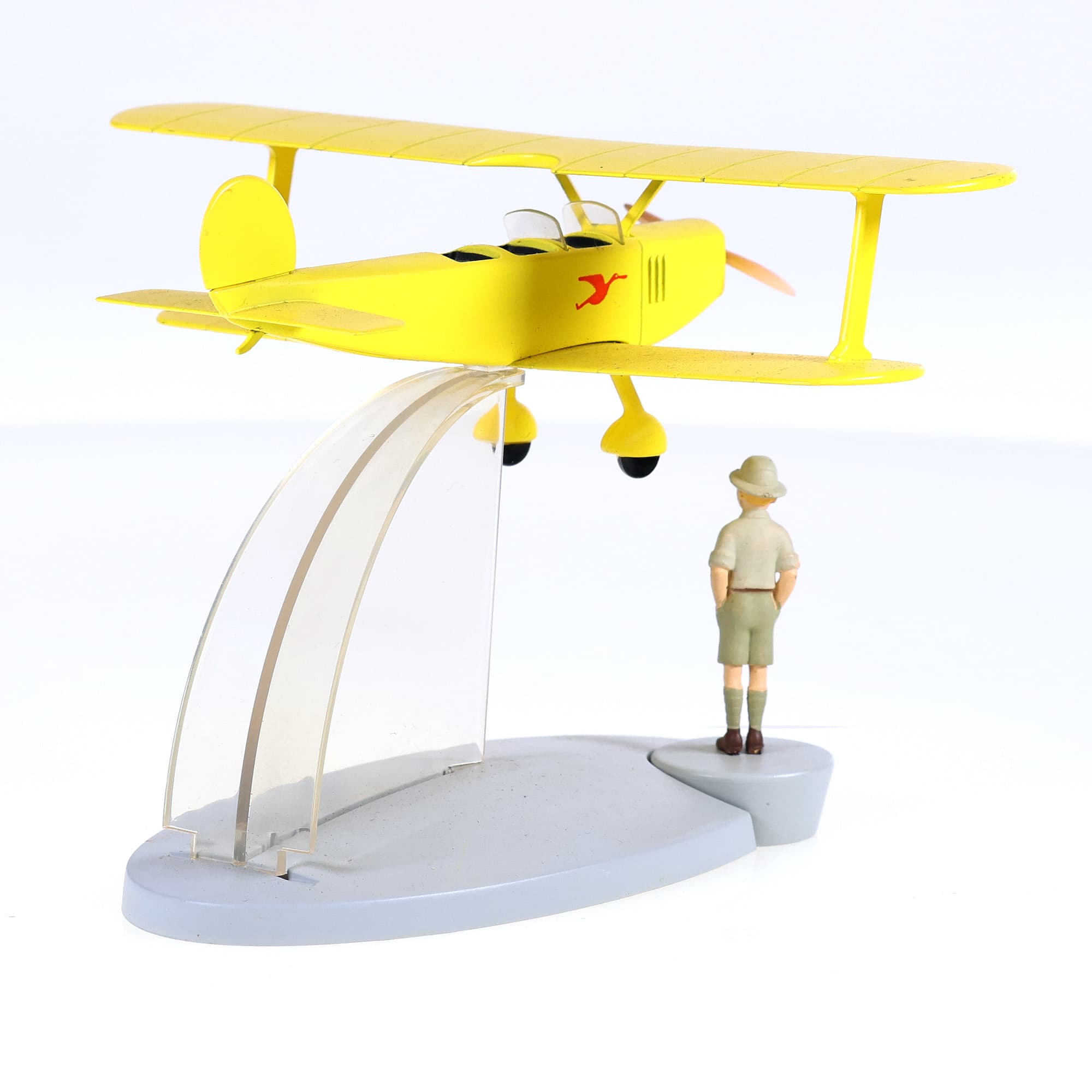 Hachette En Avion Tintin - Le biplan jaune - Tintin au Congo 1/72  — miniature 3
