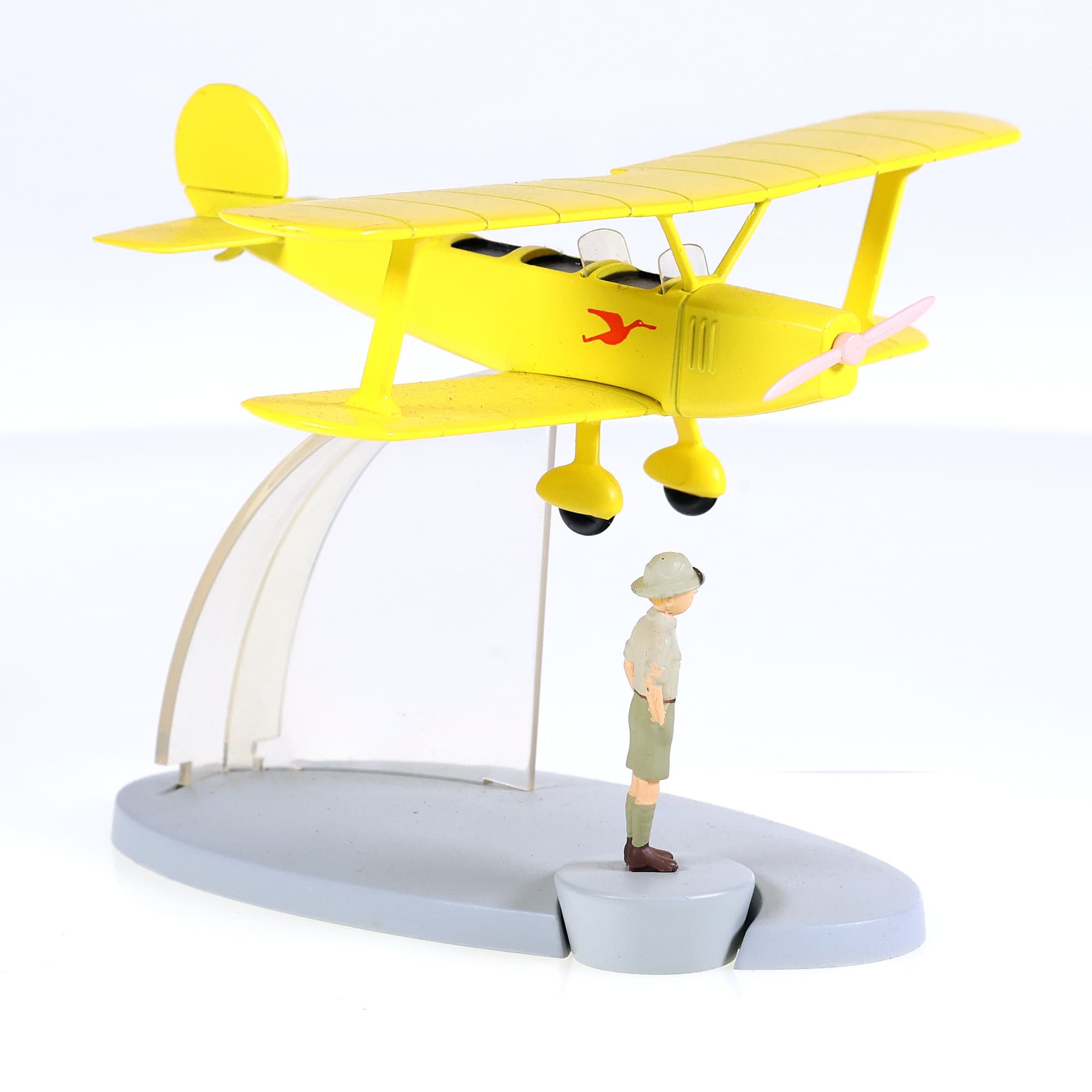 Hachette En Avion Tintin - Le biplan jaune - Tintin au Congo 1/72  — miniature 4