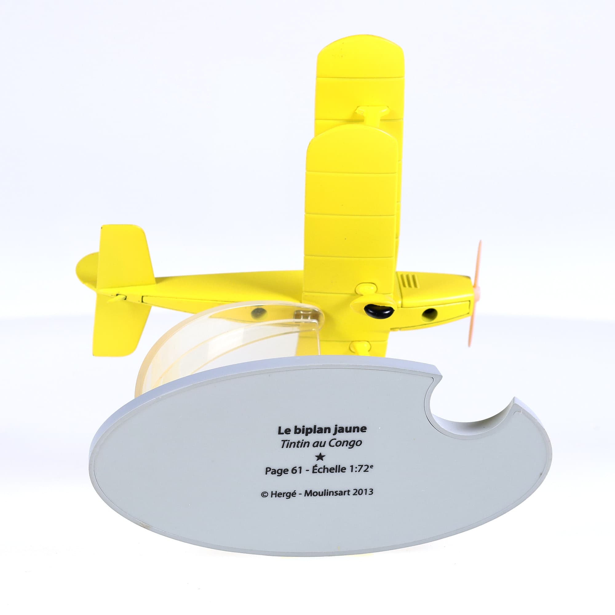 Hachette En Avion Tintin - Le biplan jaune - Tintin au Congo 1/72  — miniature 5