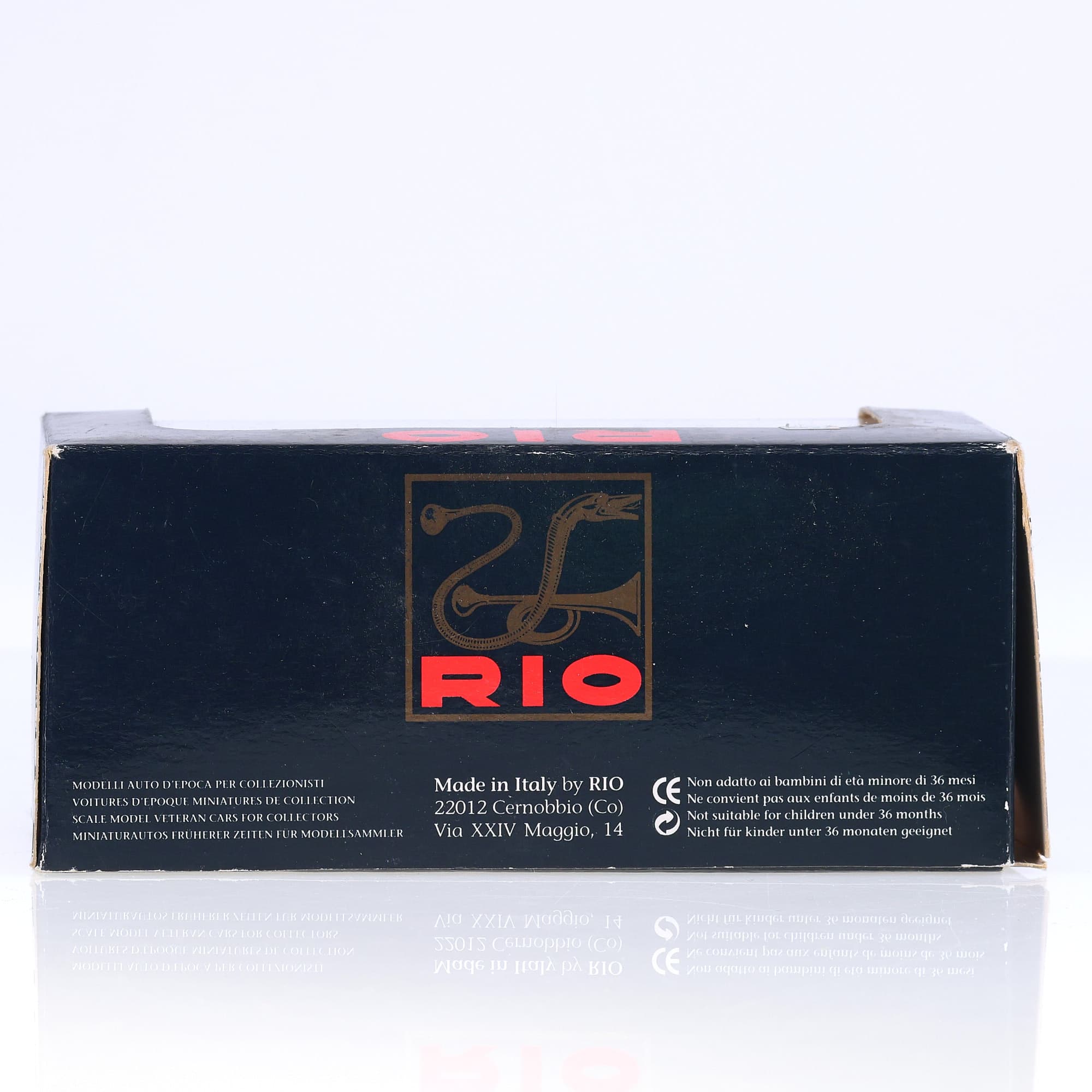 Rio 104 Volkswagen KdF 1939 Standard Limousine Open Sunroof 1/43 Noir — miniature 12