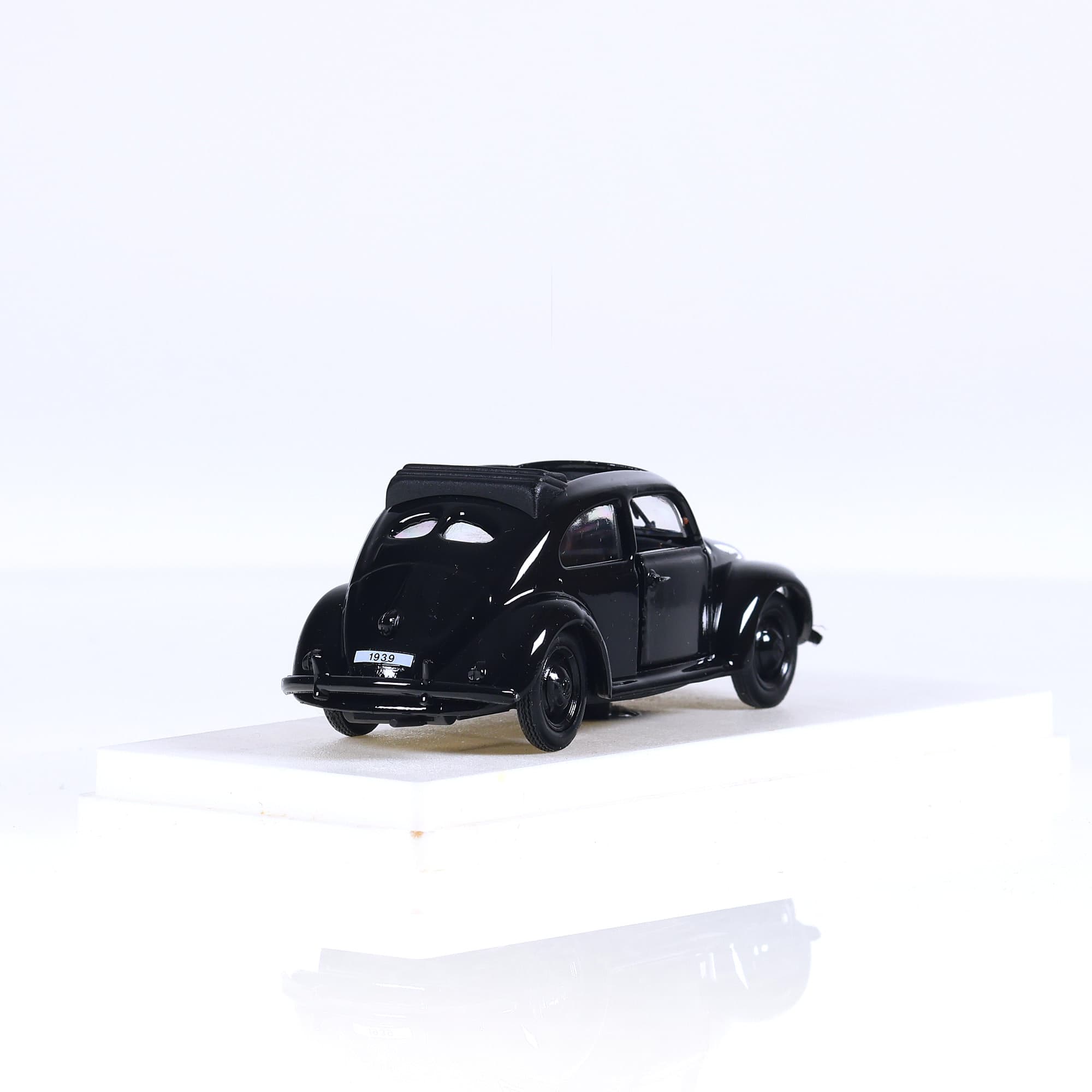 Rio 104 Volkswagen KdF 1939 Standard Limousine Open Sunroof 1/43 Noir — miniature 5