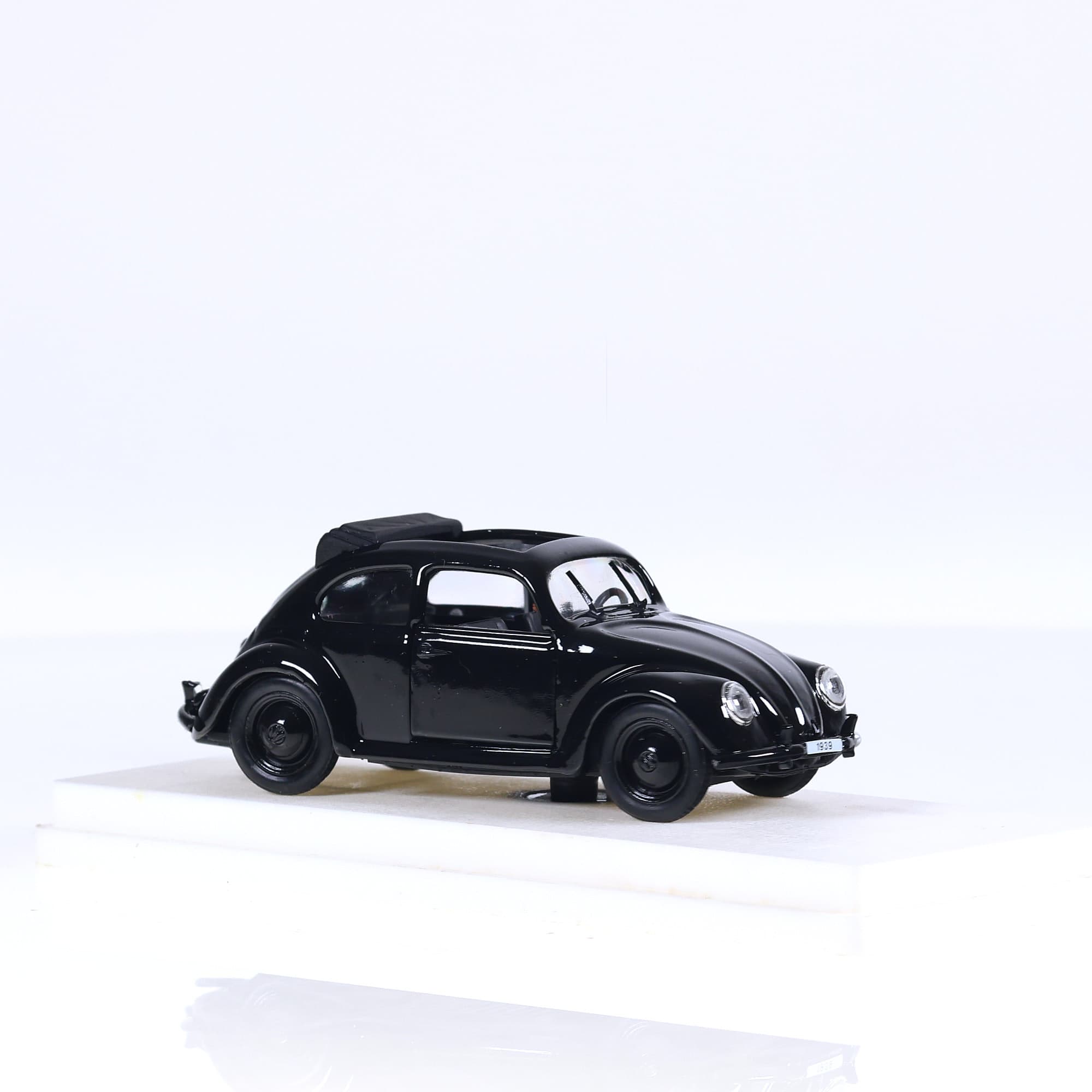 Rio 104 Volkswagen KdF 1939 Standard Limousine Open Sunroof 1/43 Noir — miniature 7