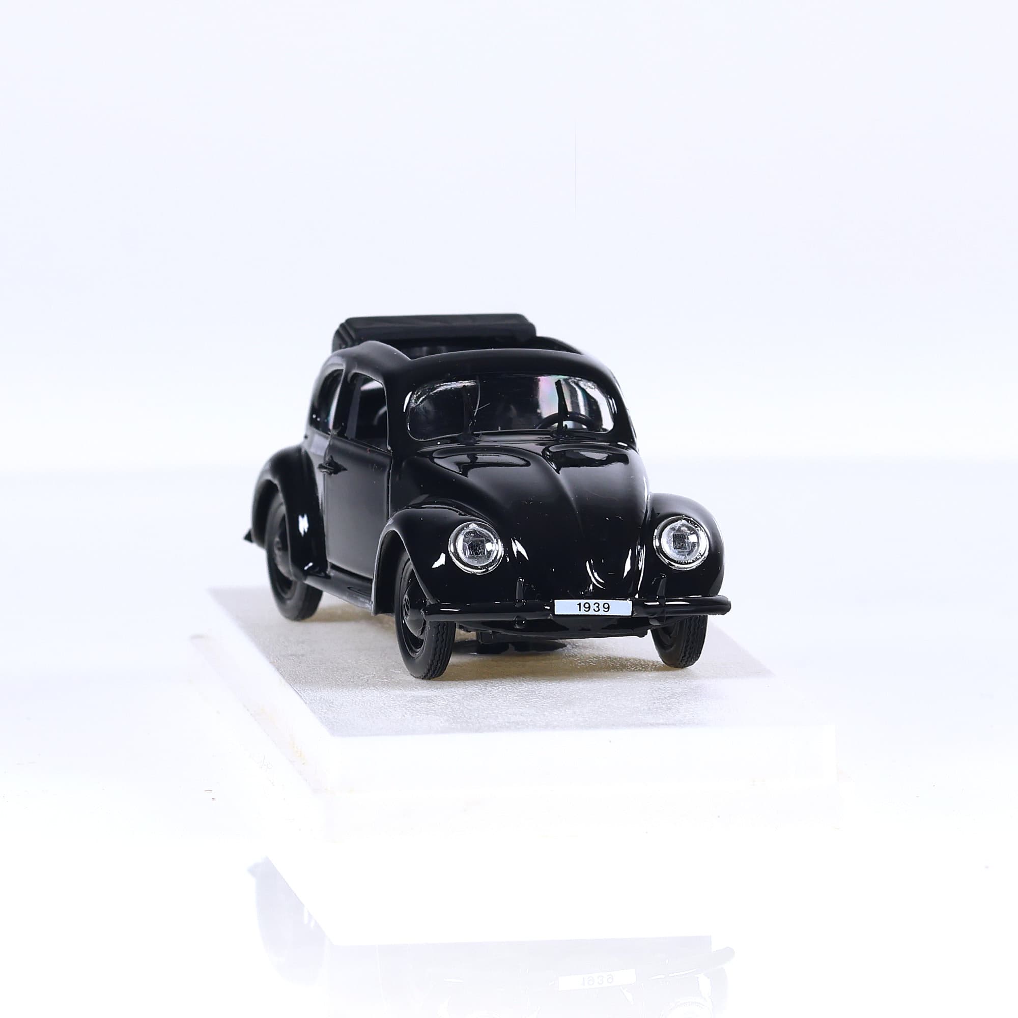 Rio 104 Volkswagen KdF 1939 Standard Limousine Open Sunroof 1/43 Noir — miniature 8