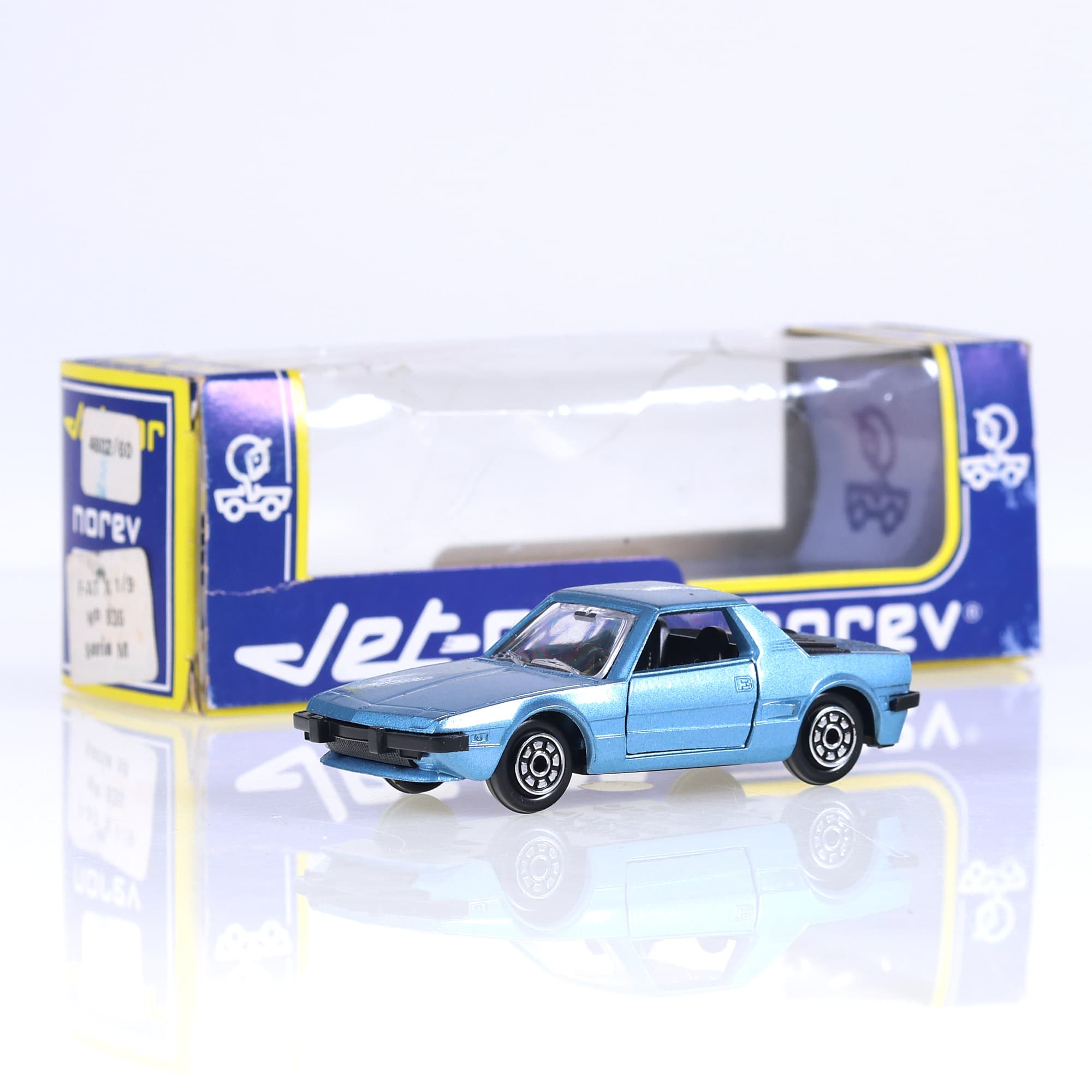 Norev 836 série M Fiat X 1/9  1/43 Bleu avec boîte