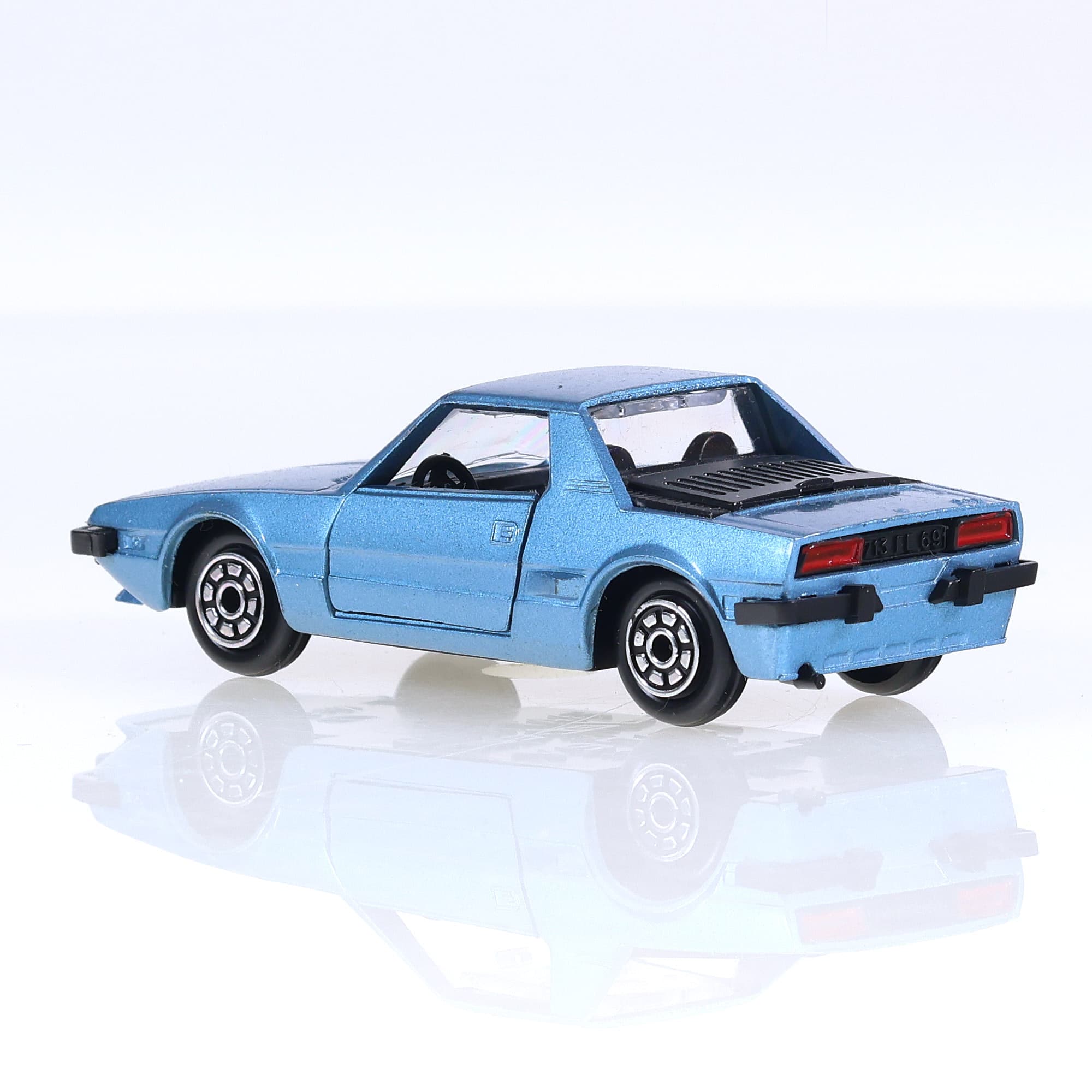 Norev 836 série M Fiat X 1/9  1/43 Bleu avec boîte — miniature 3