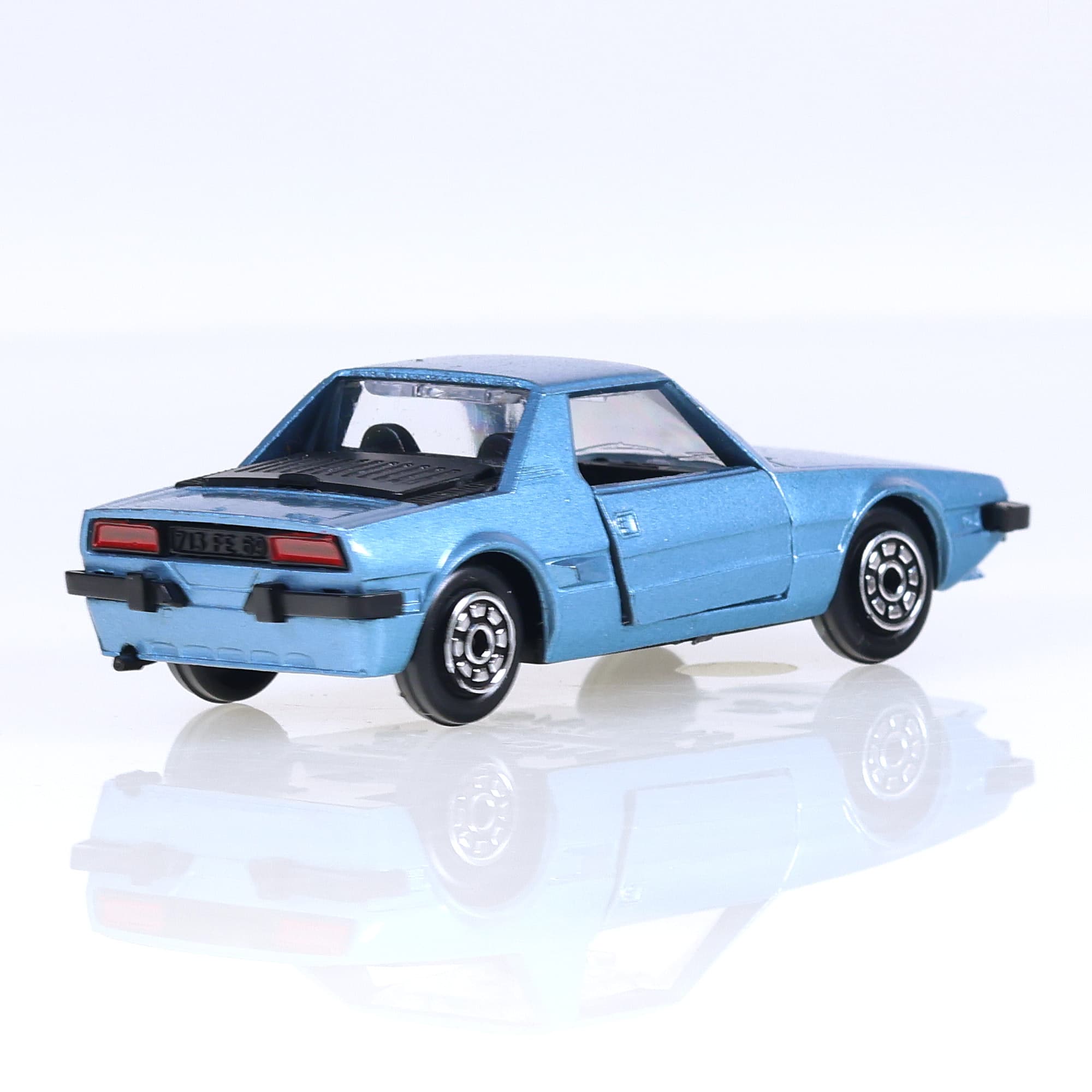 Norev 836 série M Fiat X 1/9  1/43 Bleu avec boîte — miniature 5