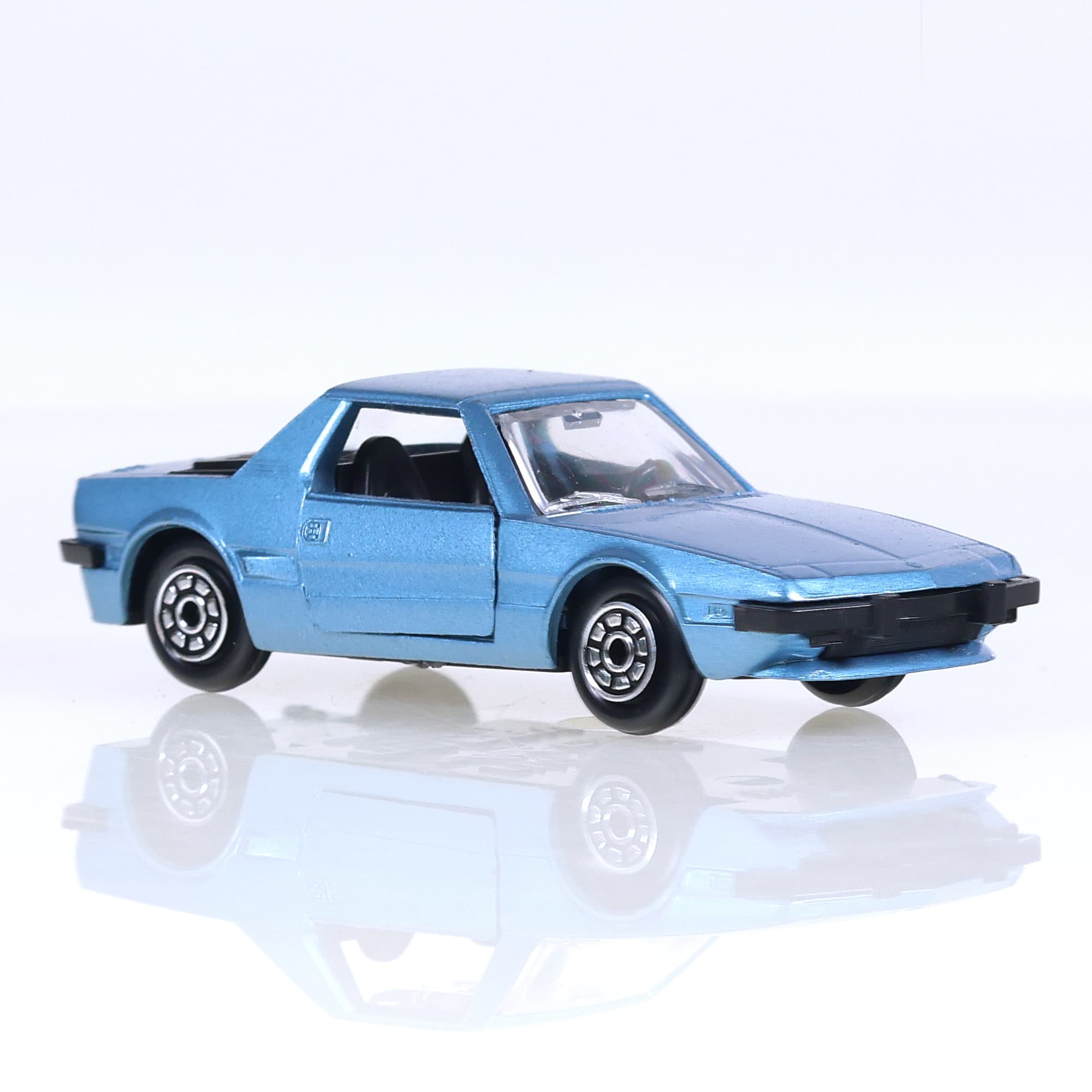 Norev 836 série M Fiat X 1/9  1/43 Bleu avec boîte — miniature 7