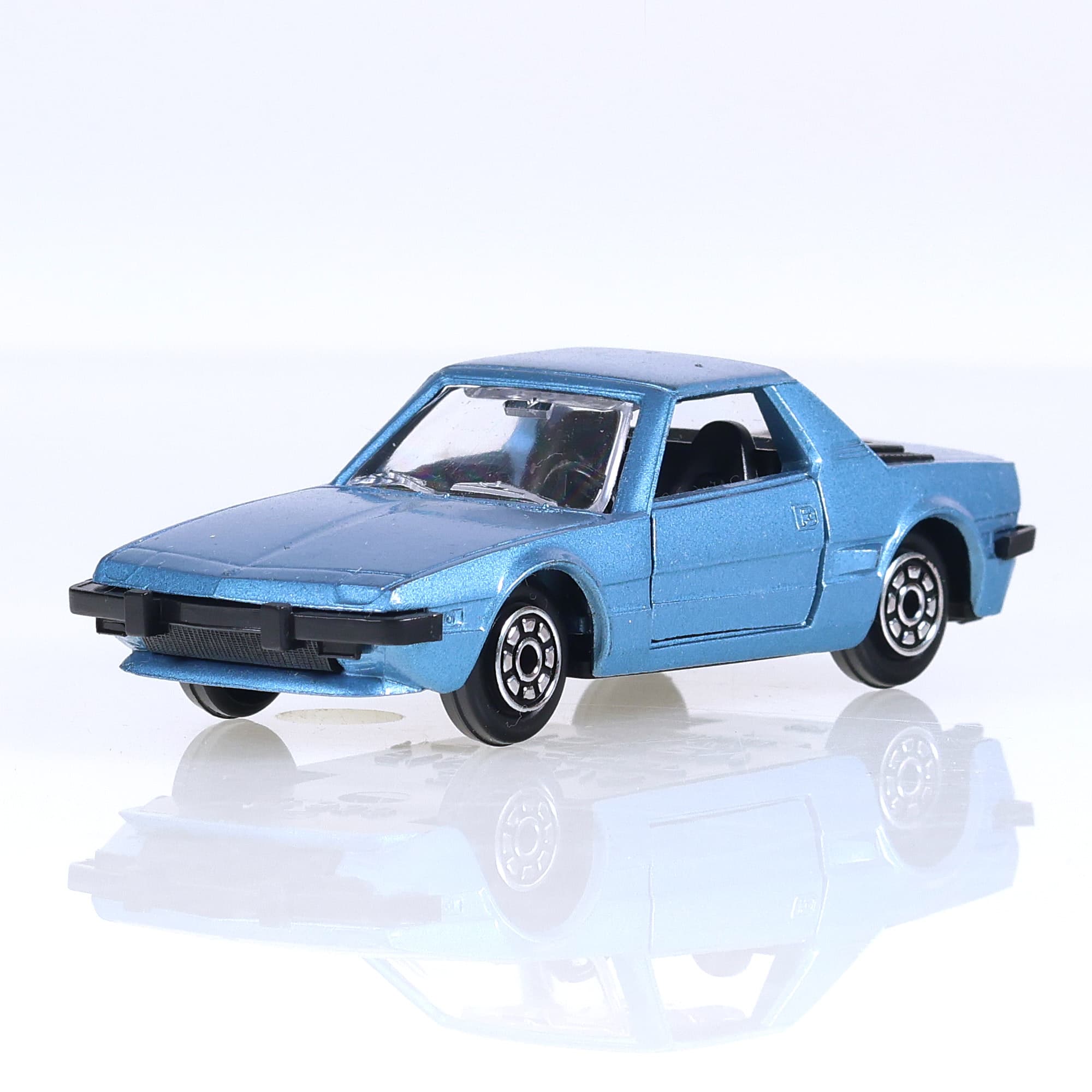 Norev 836 série M Fiat X 1/9  1/43 Bleu avec boîte — miniature 9