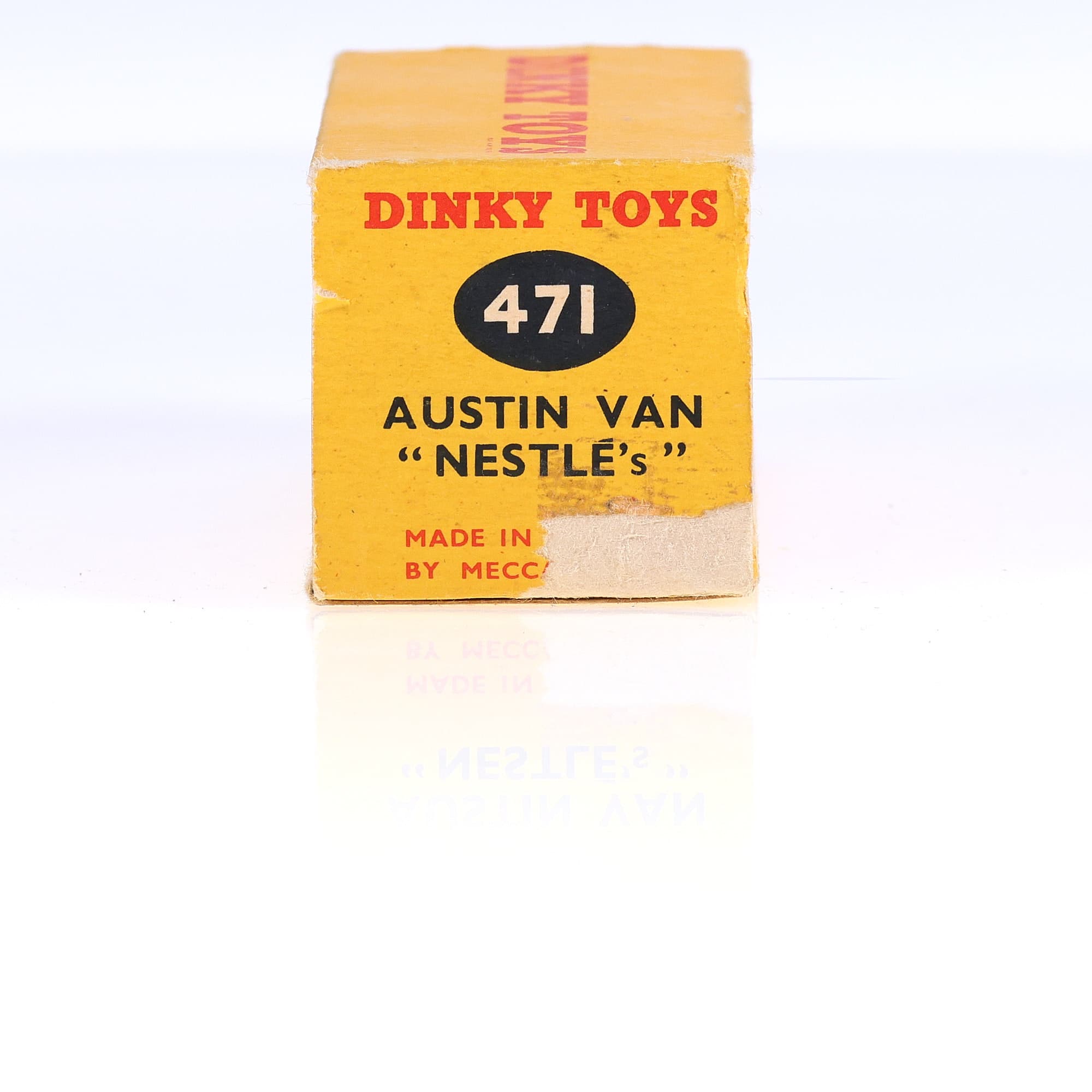Dinky Toys 471 Austin Van "Nestlé's" 1/43 Rouge avec boîte — miniature 14