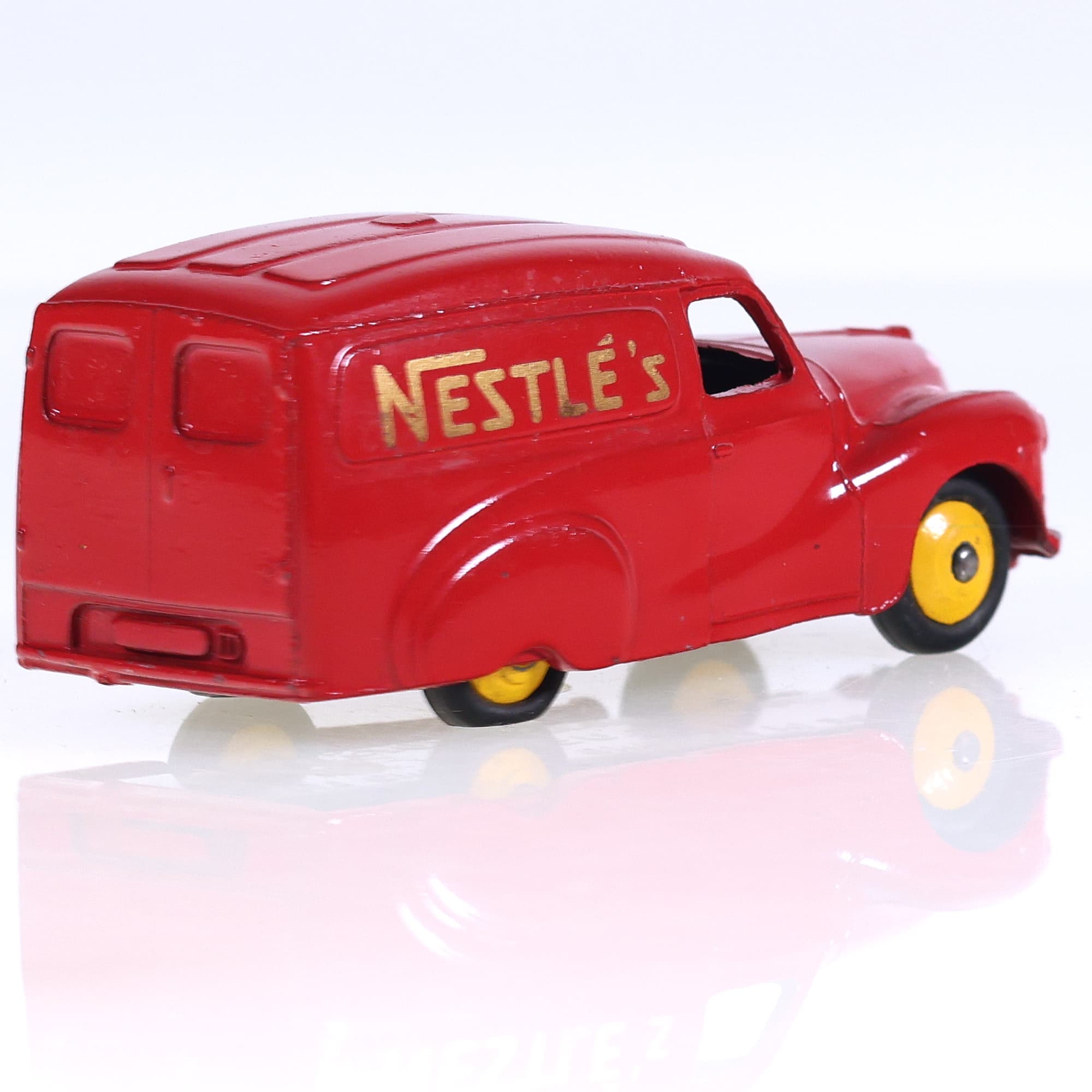 Dinky Toys 471 Austin Van "Nestlé's" 1/43 Rouge avec boîte — miniature 5