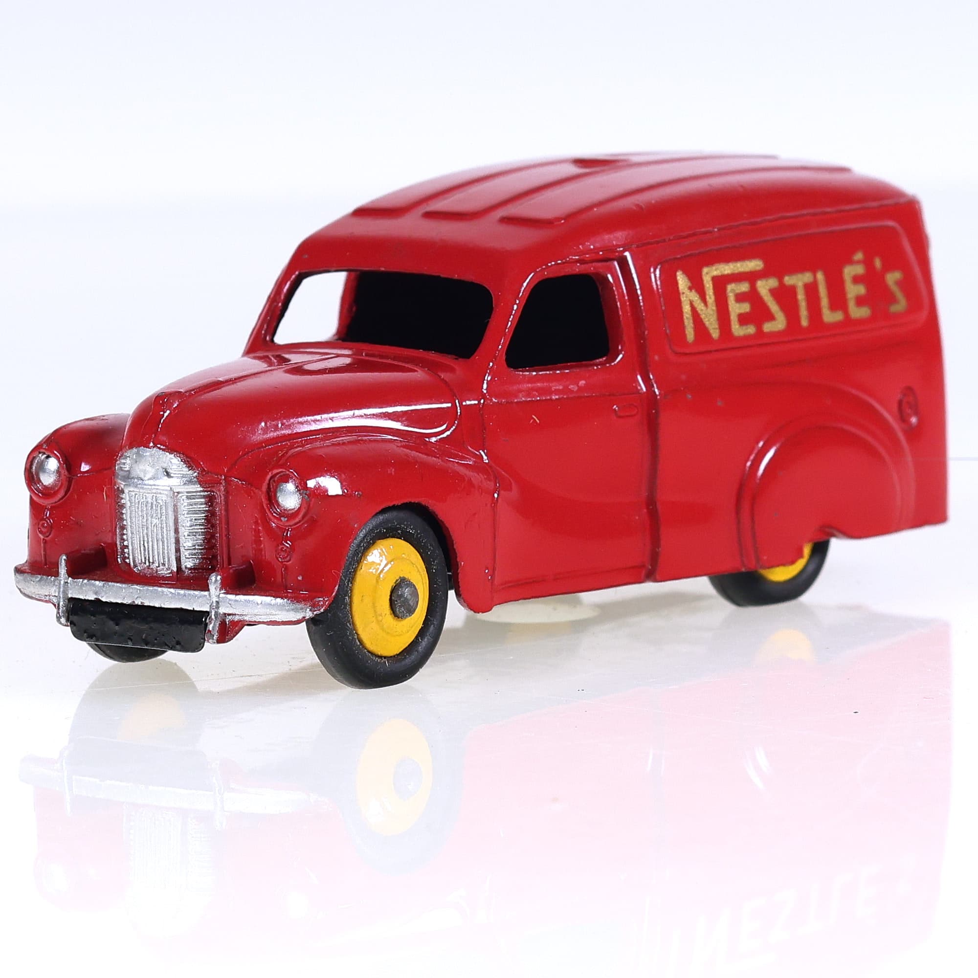 Dinky Toys 471 Austin Van "Nestlé's" 1/43 Rouge avec boîte — miniature 9
