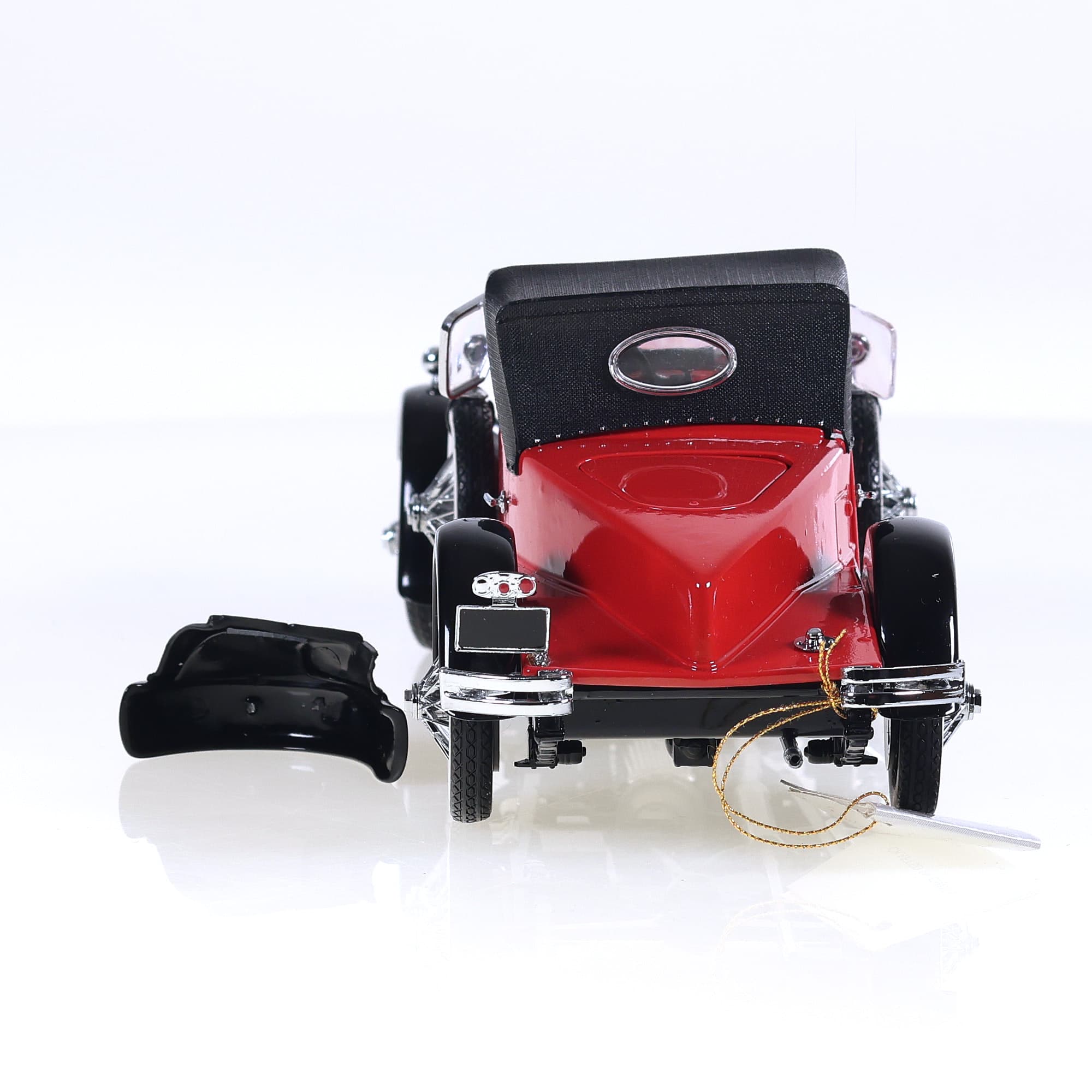 Franklin Mint Stutz Black Hawk Boattail Speedster 1928 1/24 Rouge avec boîte — miniature 4