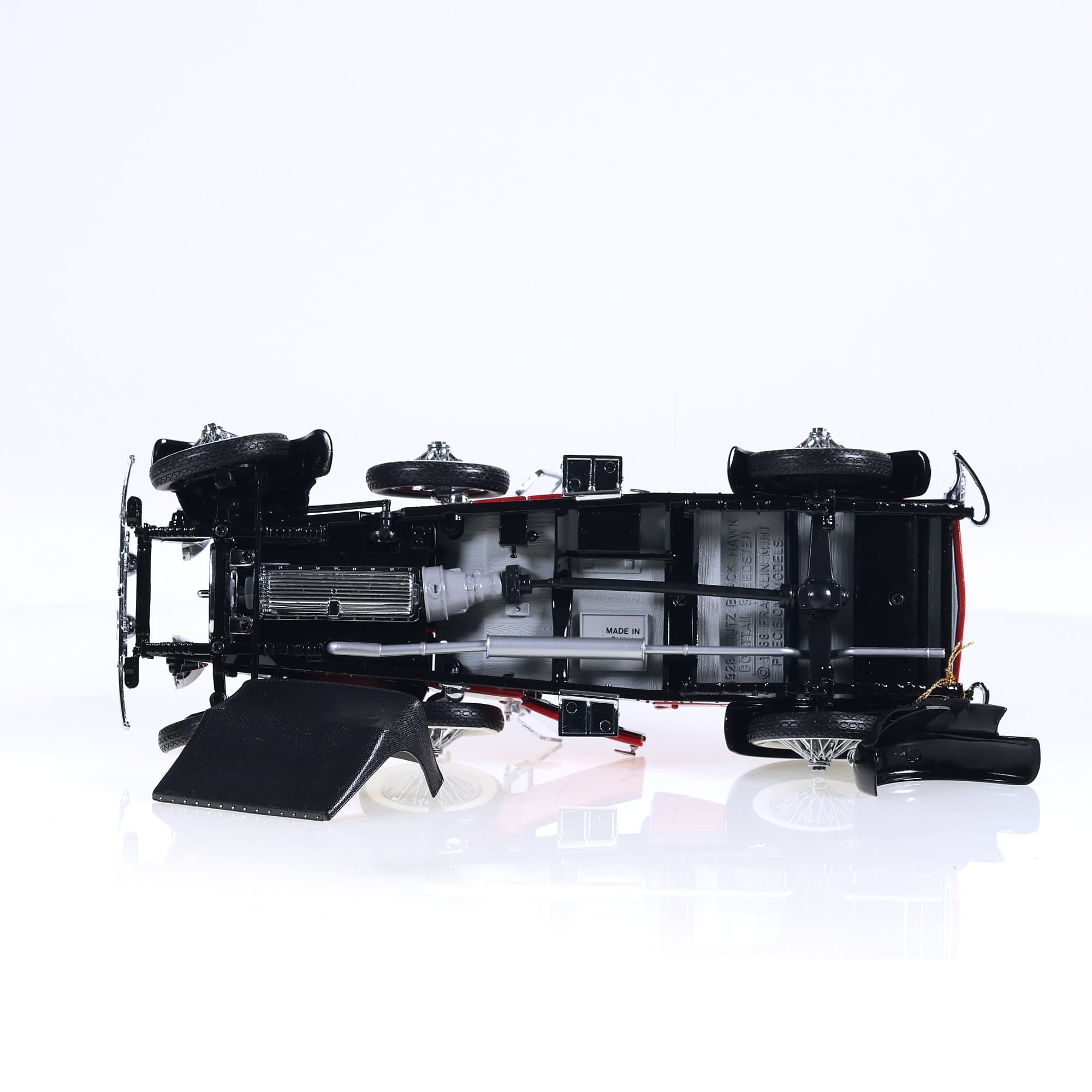 Franklin Mint Stutz Black Hawk Boattail Speedster 1928 1/24 Rouge avec boîte — miniature 10