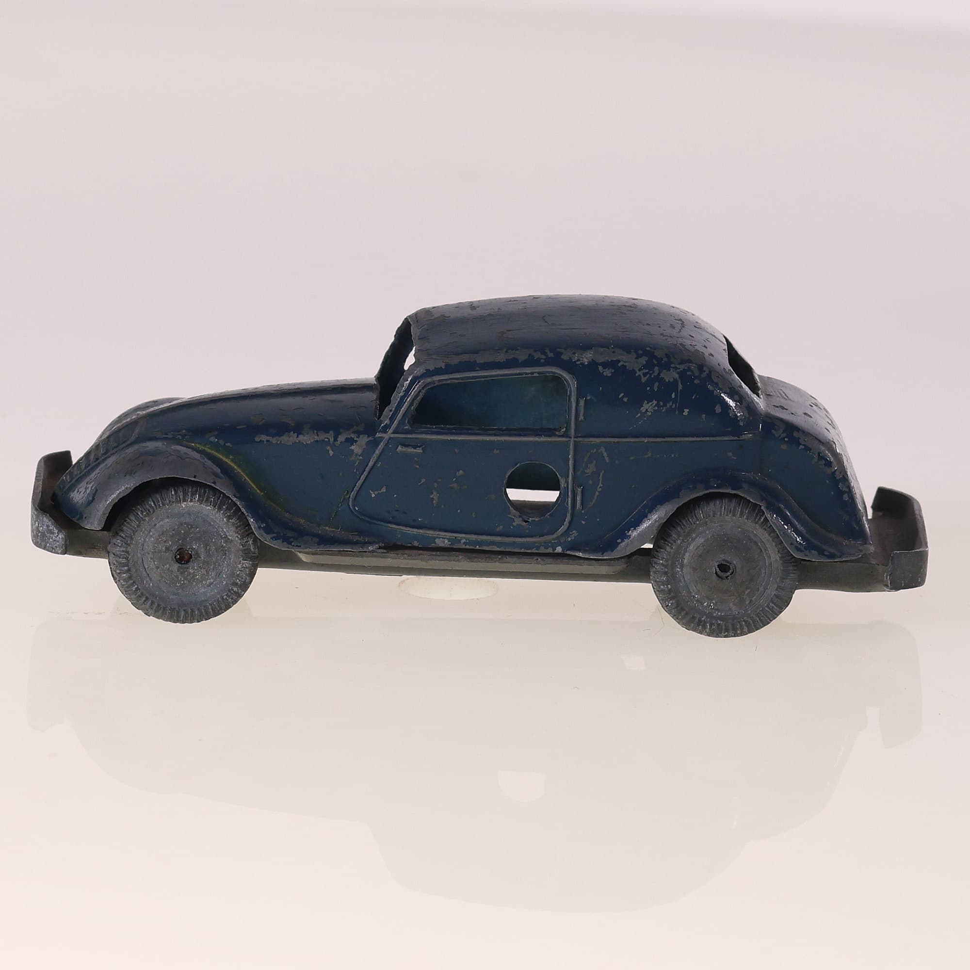 Solido 128 Coupé Sport Faux cabriolet 1939 1/43 Bleu Grade B sans boîte — miniature 2