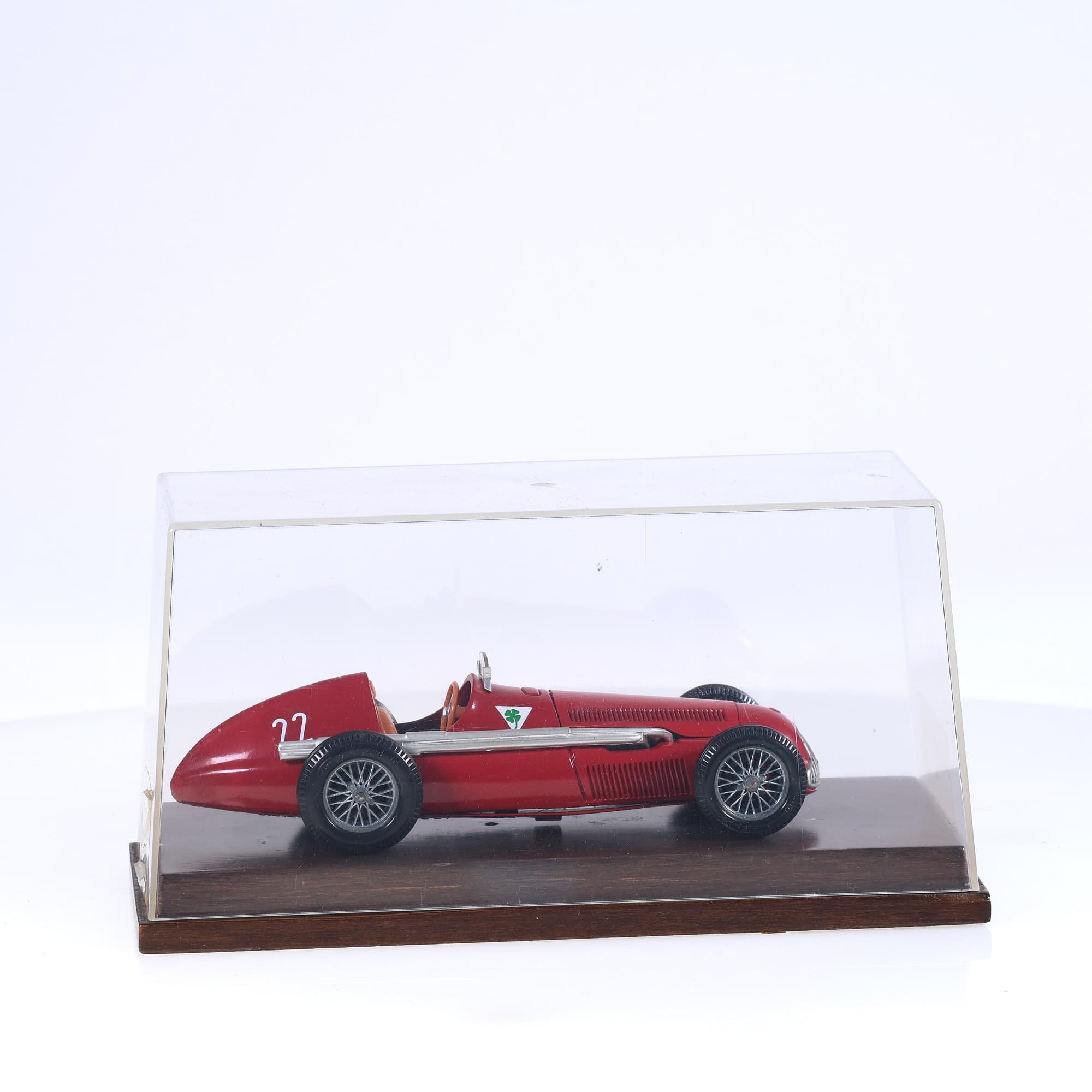 Mebetoys Alfa Romeo Alfetta 159 #22 1951 17 cm Rouge avec boîte — miniature 12