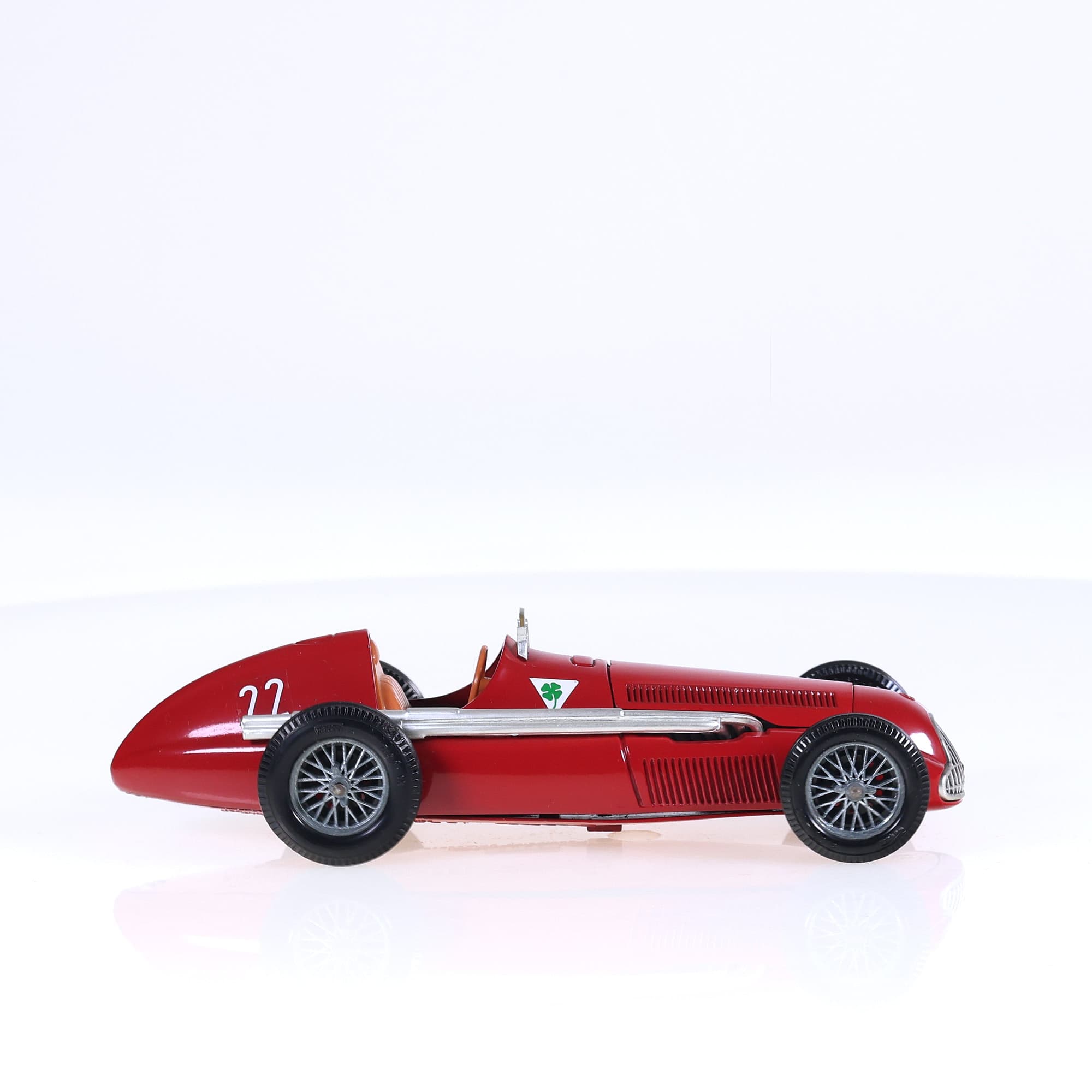 Mebetoys Alfa Romeo Alfetta 159 #22 1951 17 cm Rouge avec boîte — miniature 6