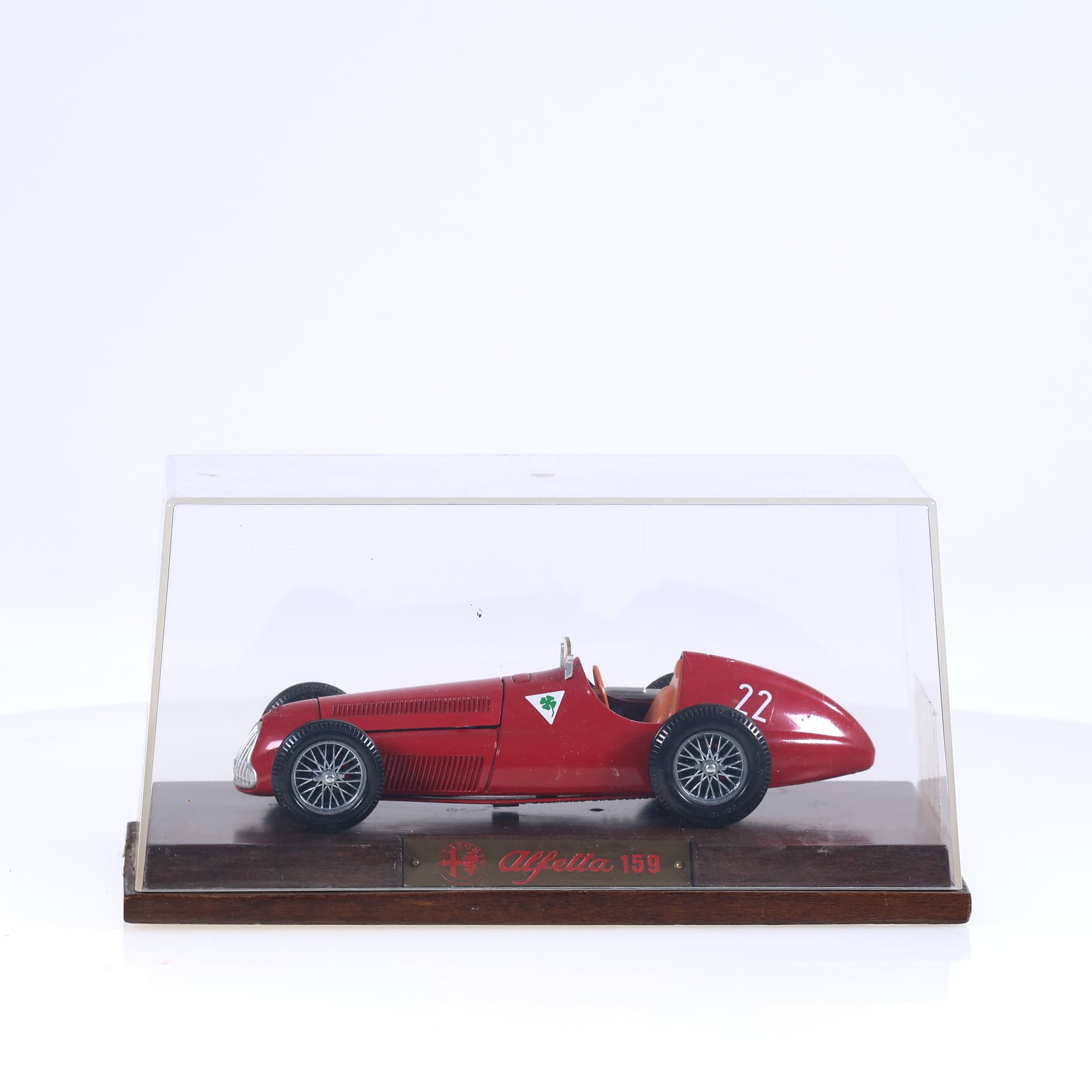 Mebetoys Alfa Romeo Alfetta 159 #22 1951 17 cm Rouge avec boîte — miniature 10