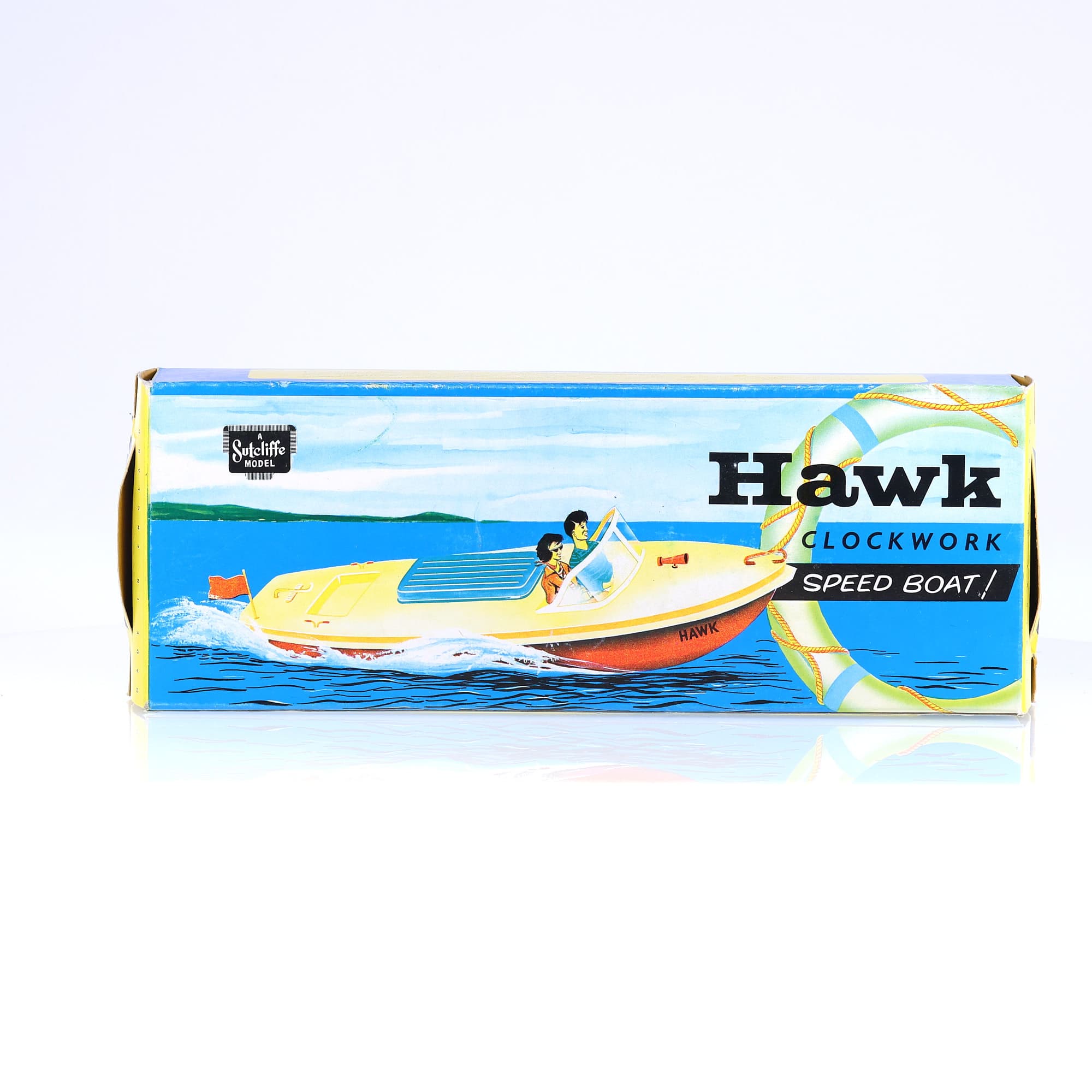 Sutcliffe Hawk Clockwork Speed Boat - BOITE VIDE — miniature 5