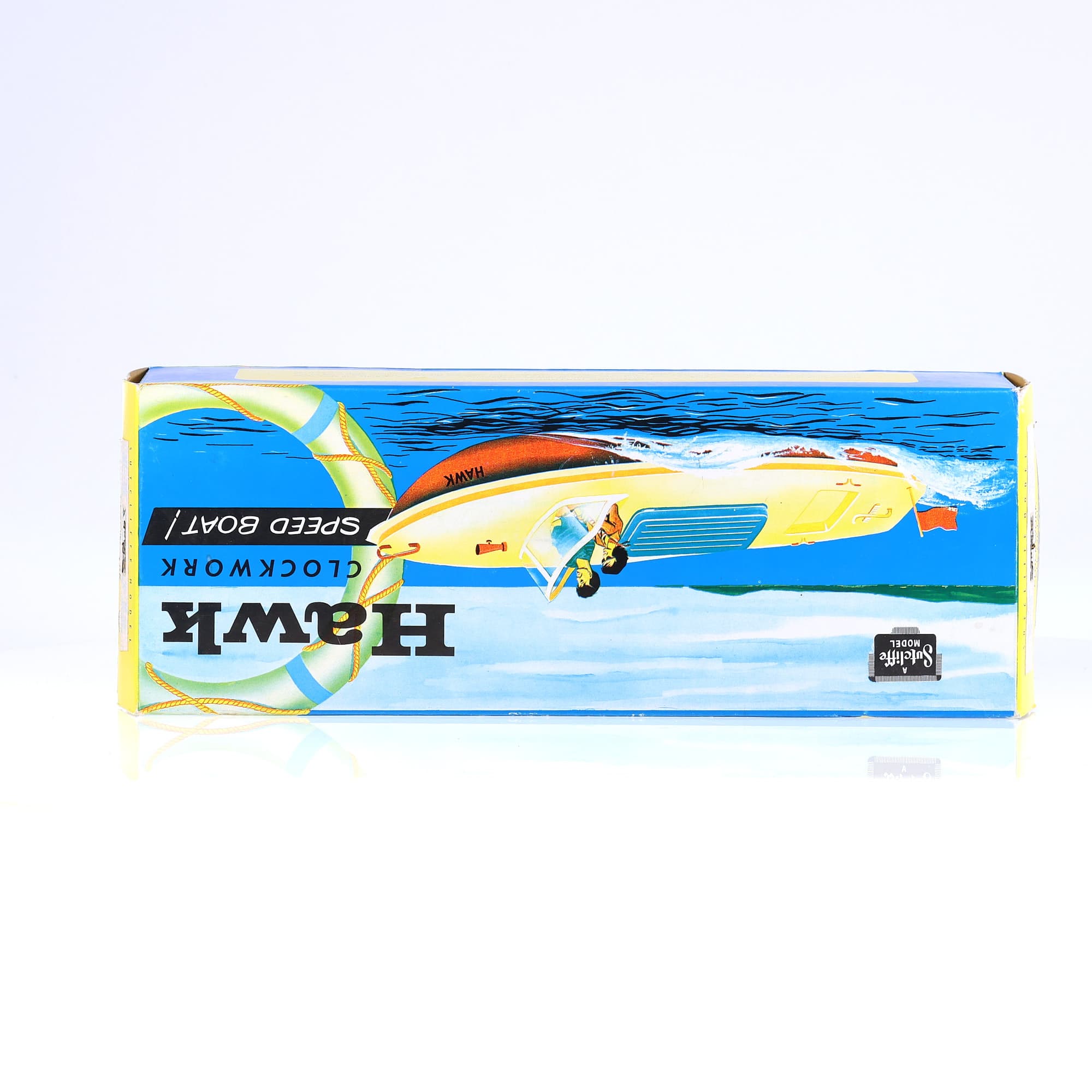 Sutcliffe Hawk Clockwork Speed Boat - BOITE VIDE — miniature 7