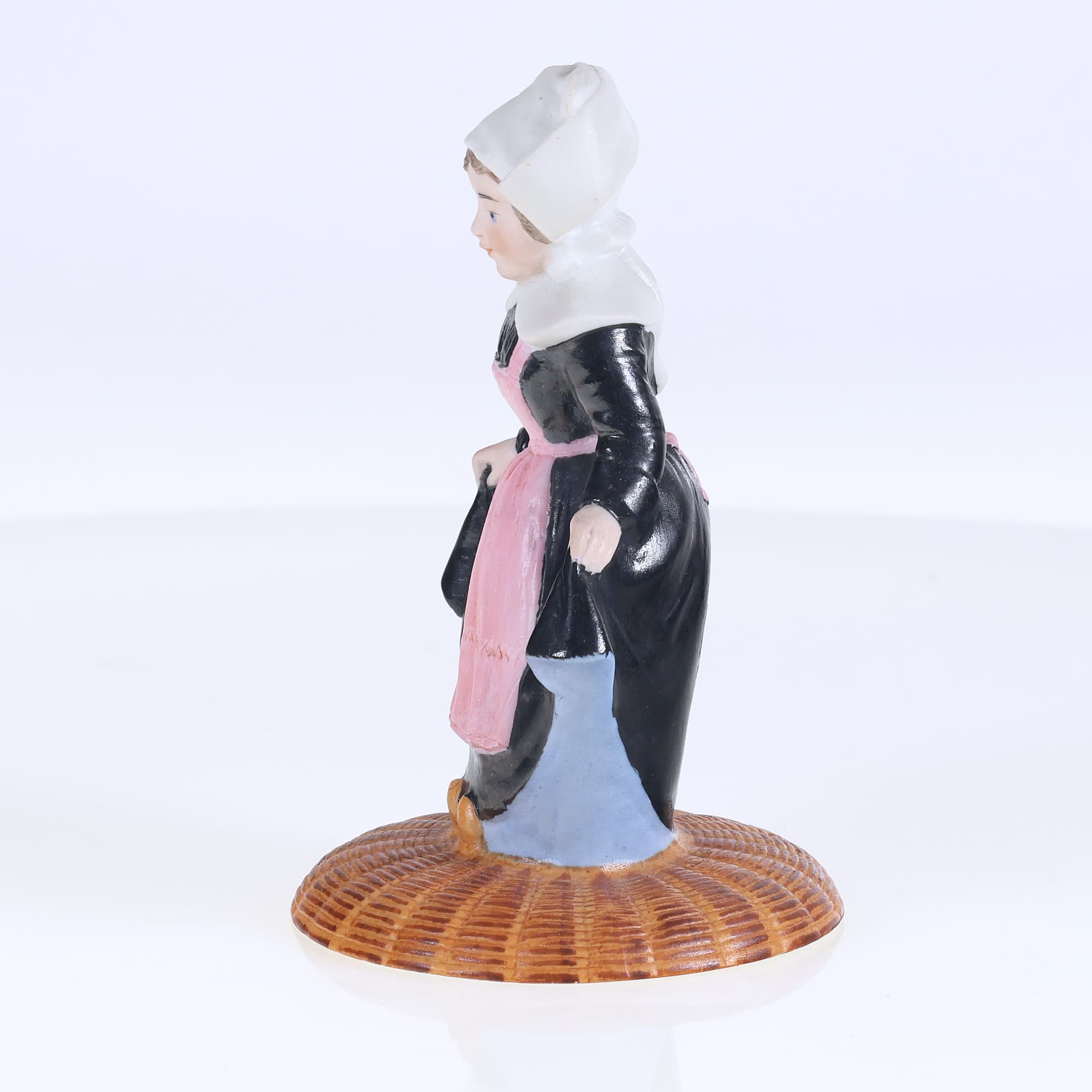 Figurine Femme Bretonne en costume de l'Aven en céramique - Vintage  — miniature 2