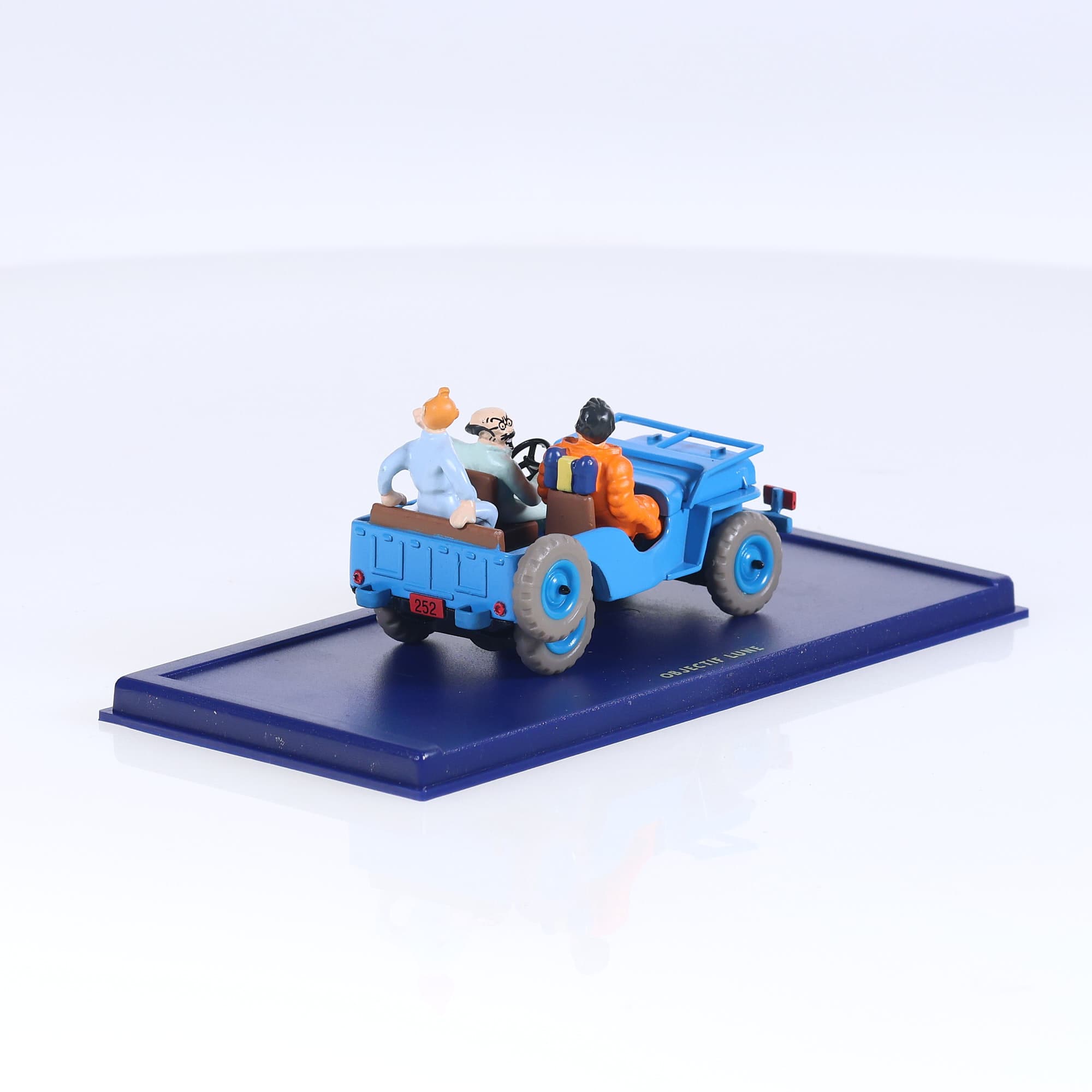 Atlas Jeep La Jeep - Objectif Lune 1/43 Bleu avec boîte — miniature 5