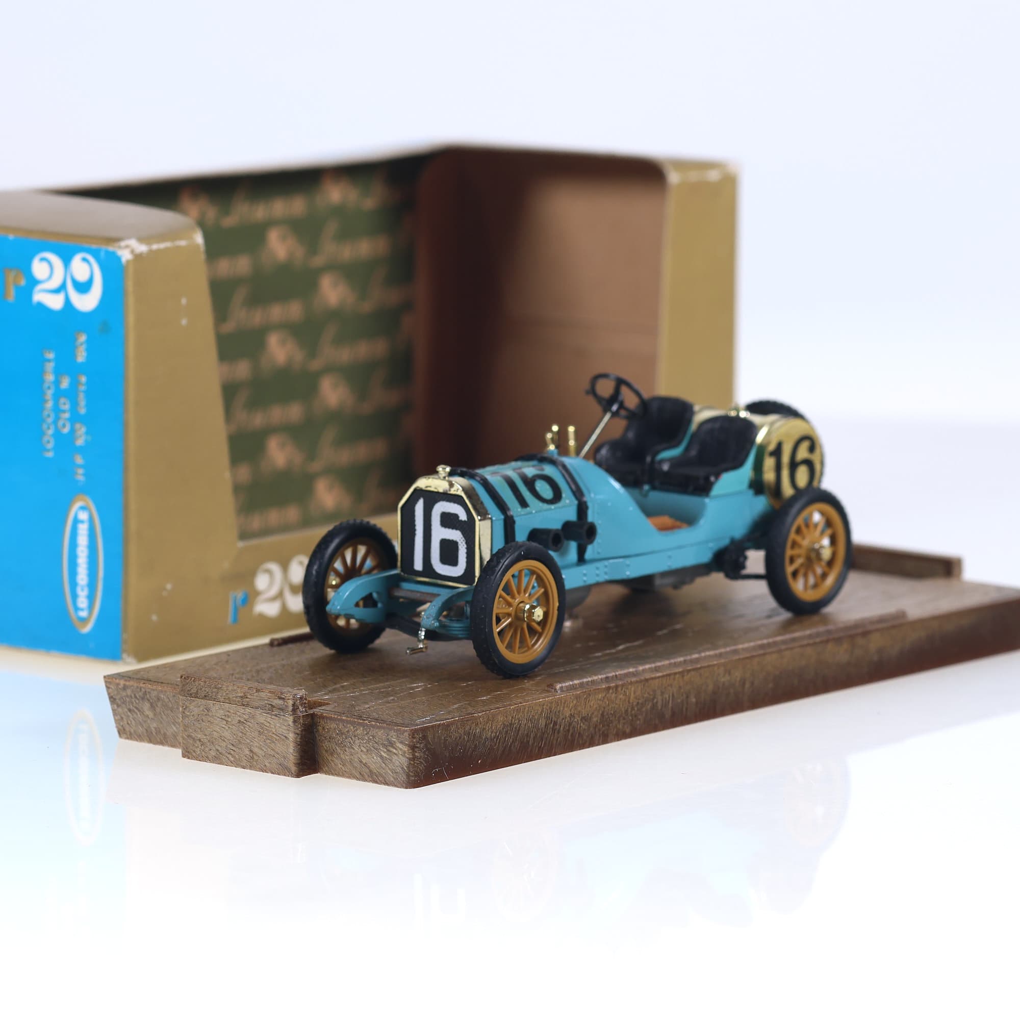 Brumm - r20 - Locomobile Old 16 HP 100 Corsa  #16 1906 1/43 avec boîte