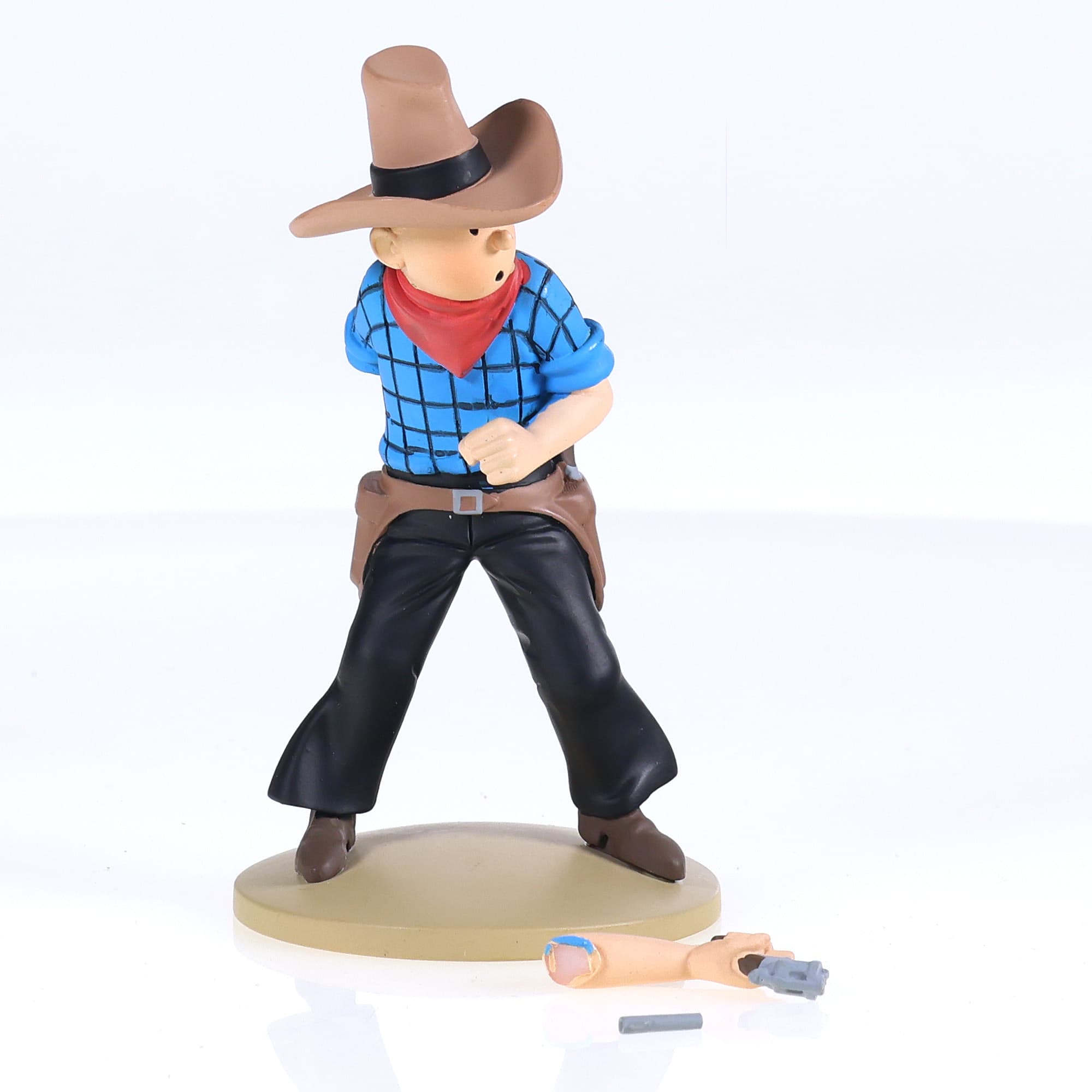 Moulinsart - Figurine Tintin en Cow-Boy - Tintin en Amérique