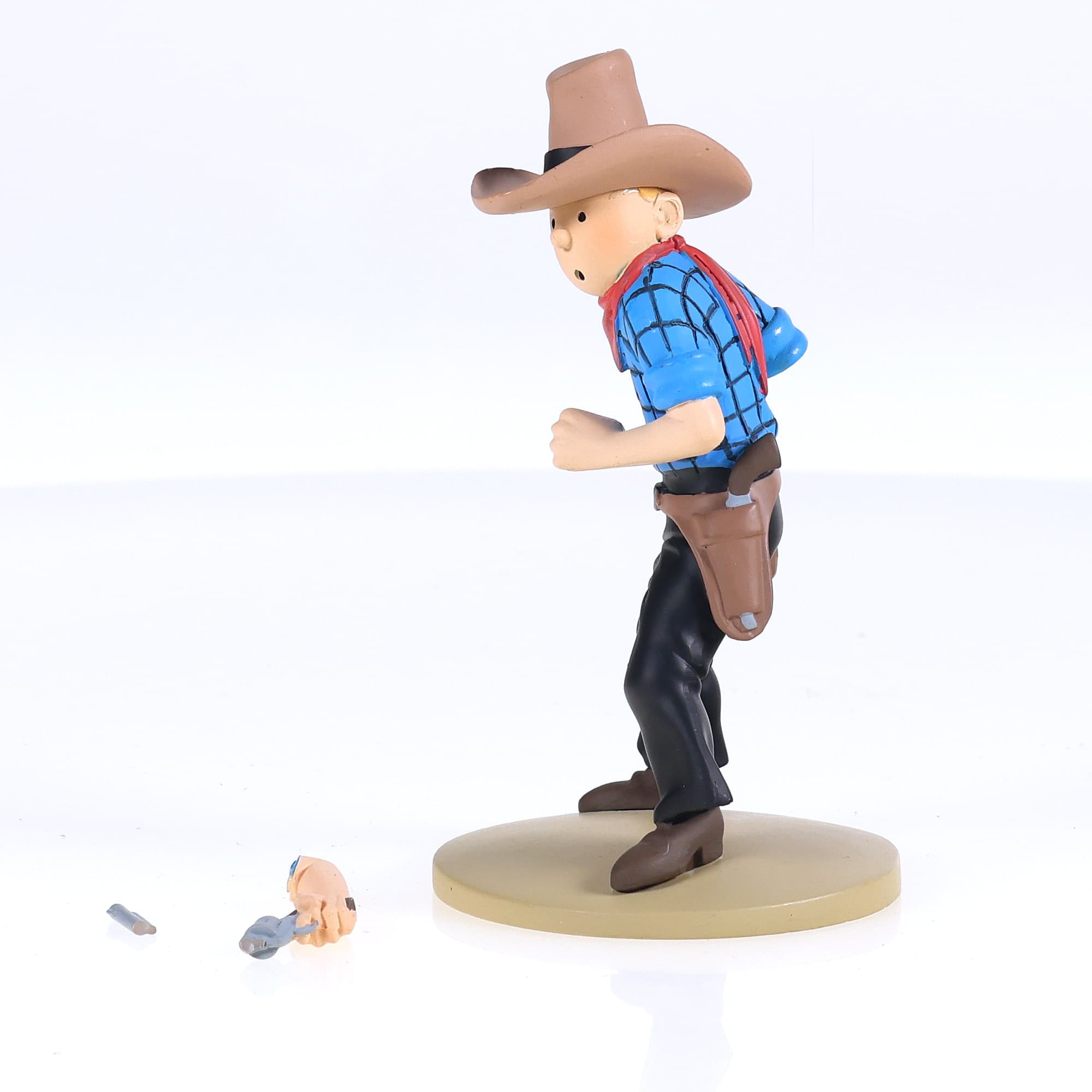 Moulinsart - Figurine Tintin en Cow-Boy - Tintin en Amérique — miniature 3