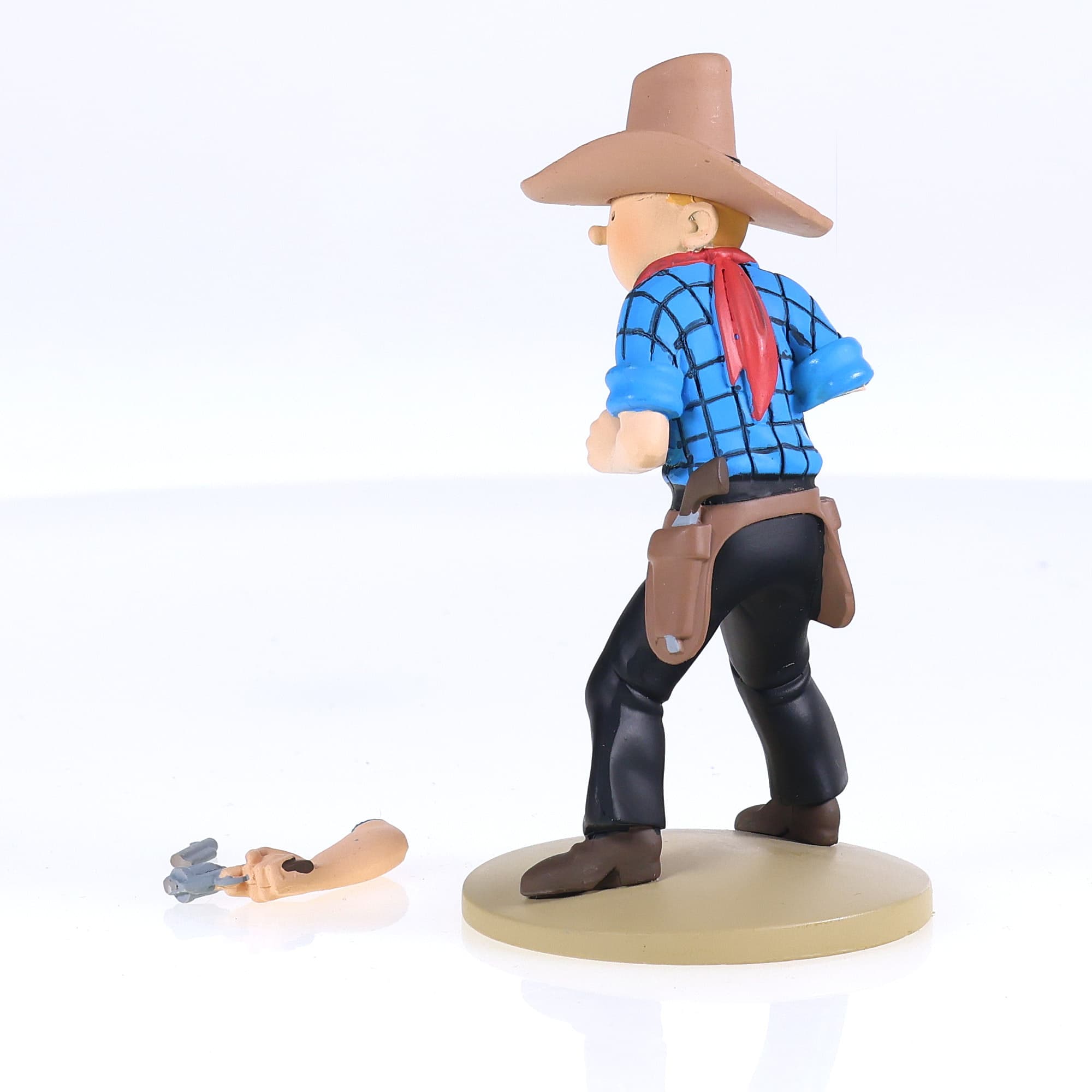 Moulinsart - Figurine Tintin en Cow-Boy - Tintin en Amérique — miniature 4