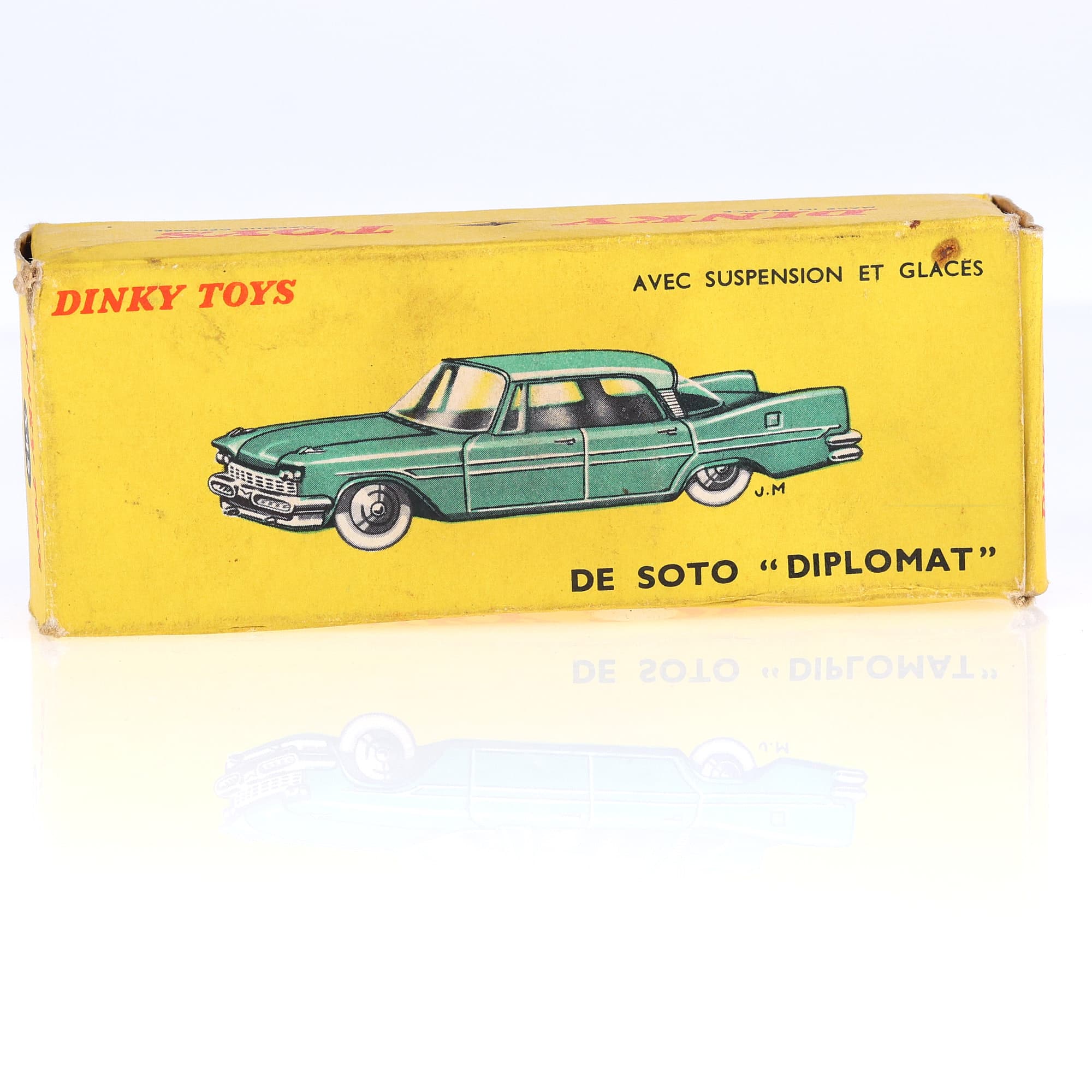 Dinky Toys 545 diplomat 1/43 saumon et noir avec boîte — miniature 11
