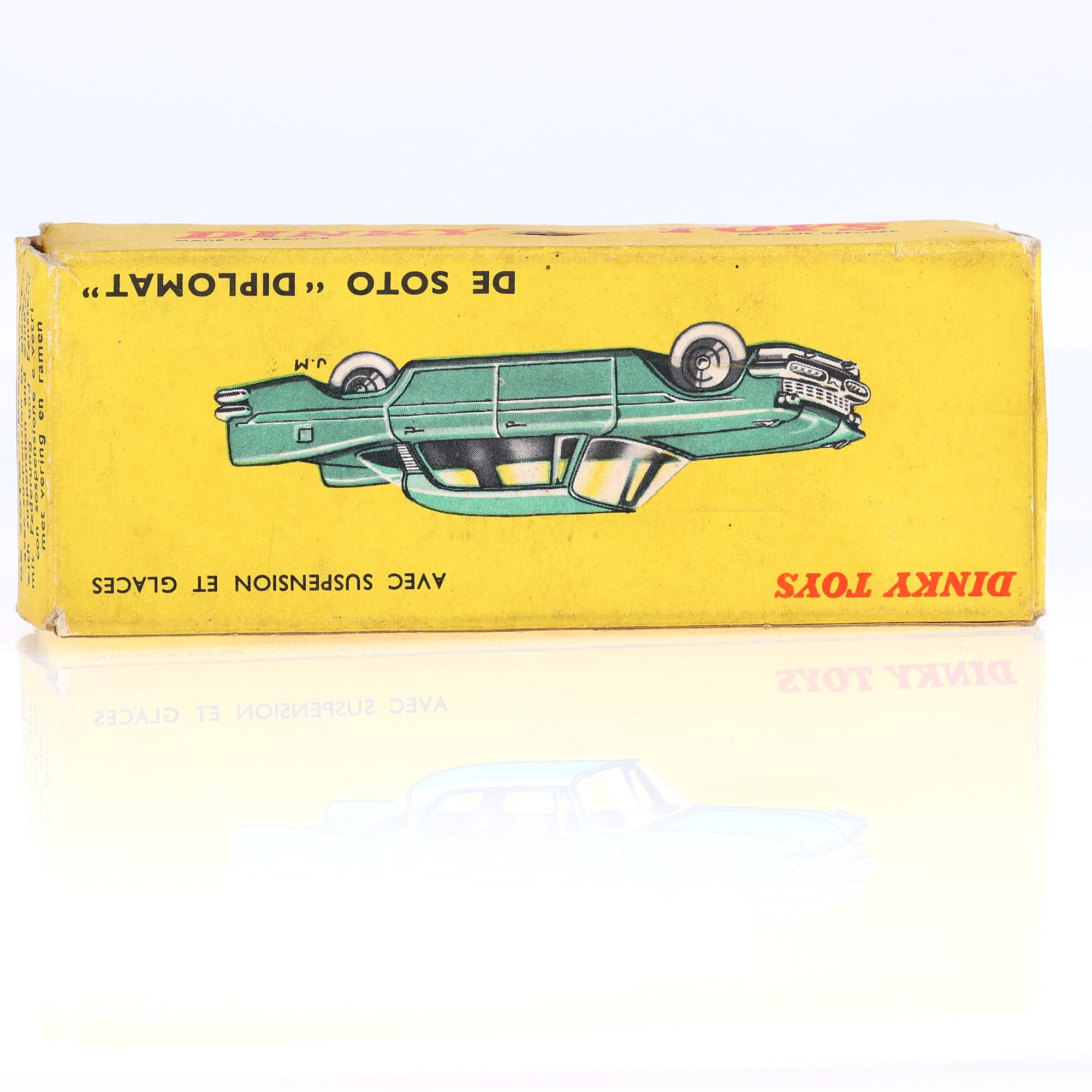 Dinky Toys 545 diplomat 1/43 saumon et noir avec boîte — miniature 13