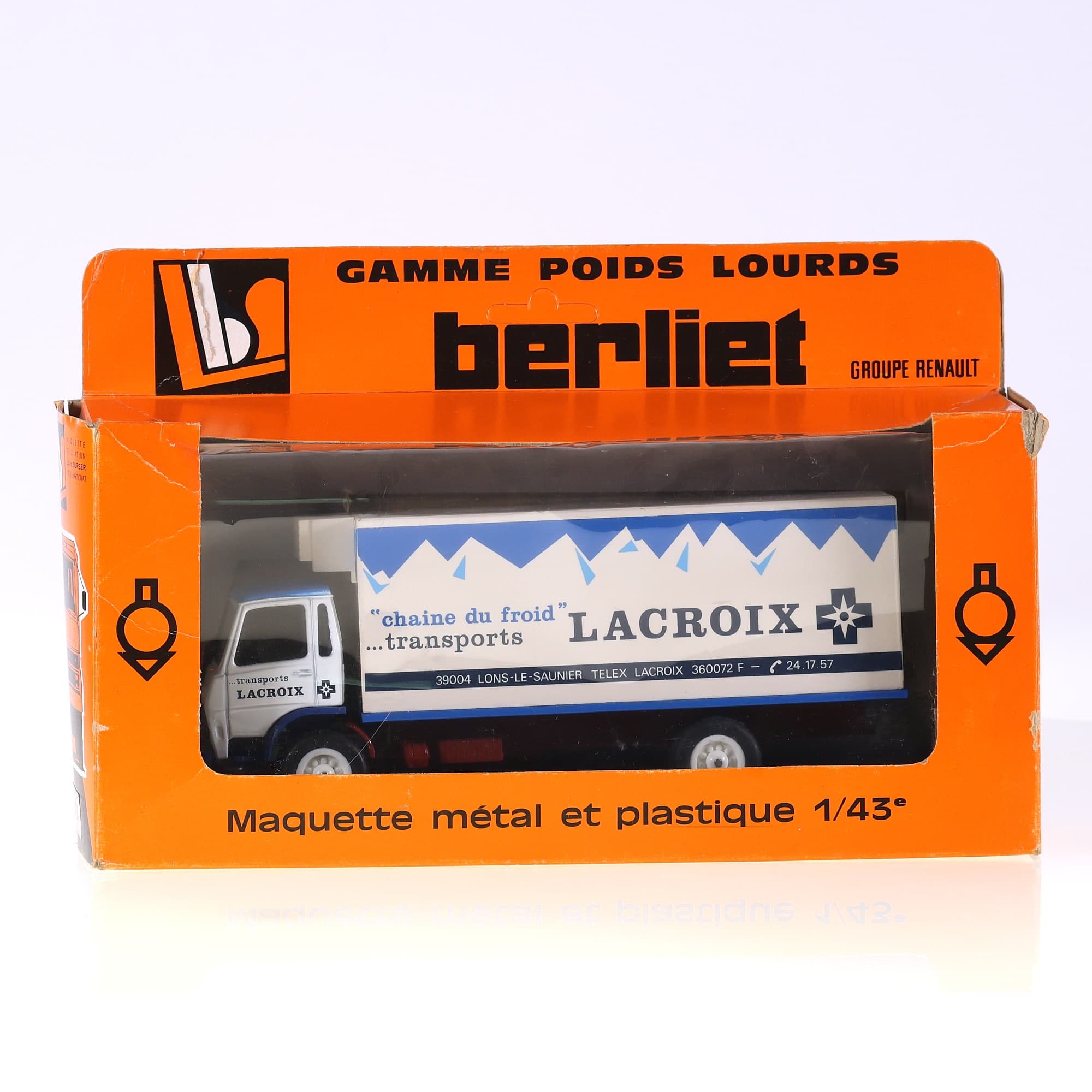 LBS Berliet GR 190 LACROIX 1977 1/43 avec boîte — miniature 11