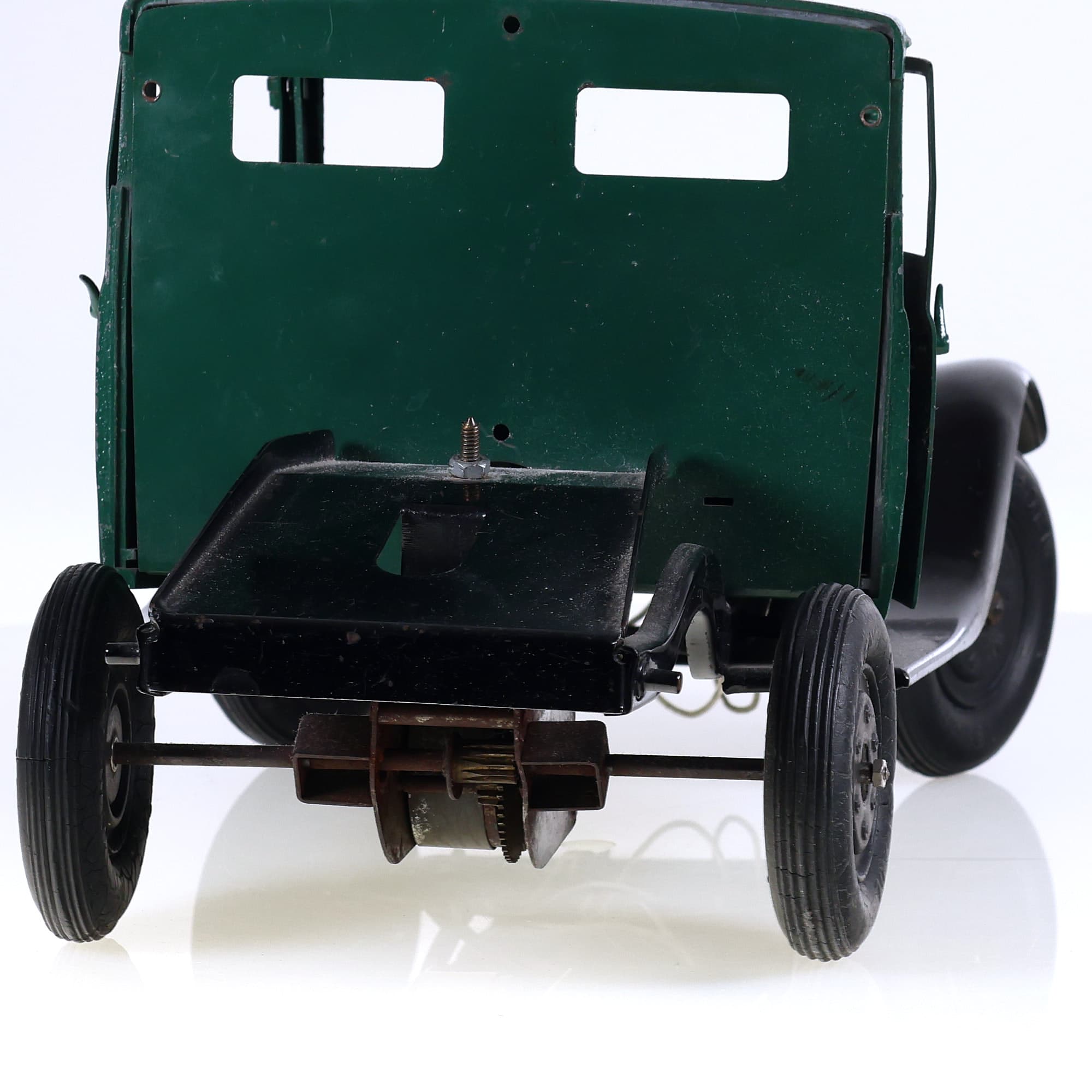 Jouet Citroën Citroën camion tracteur T23 1937/1939 32 cm Vert foncé Grade C — miniature 4